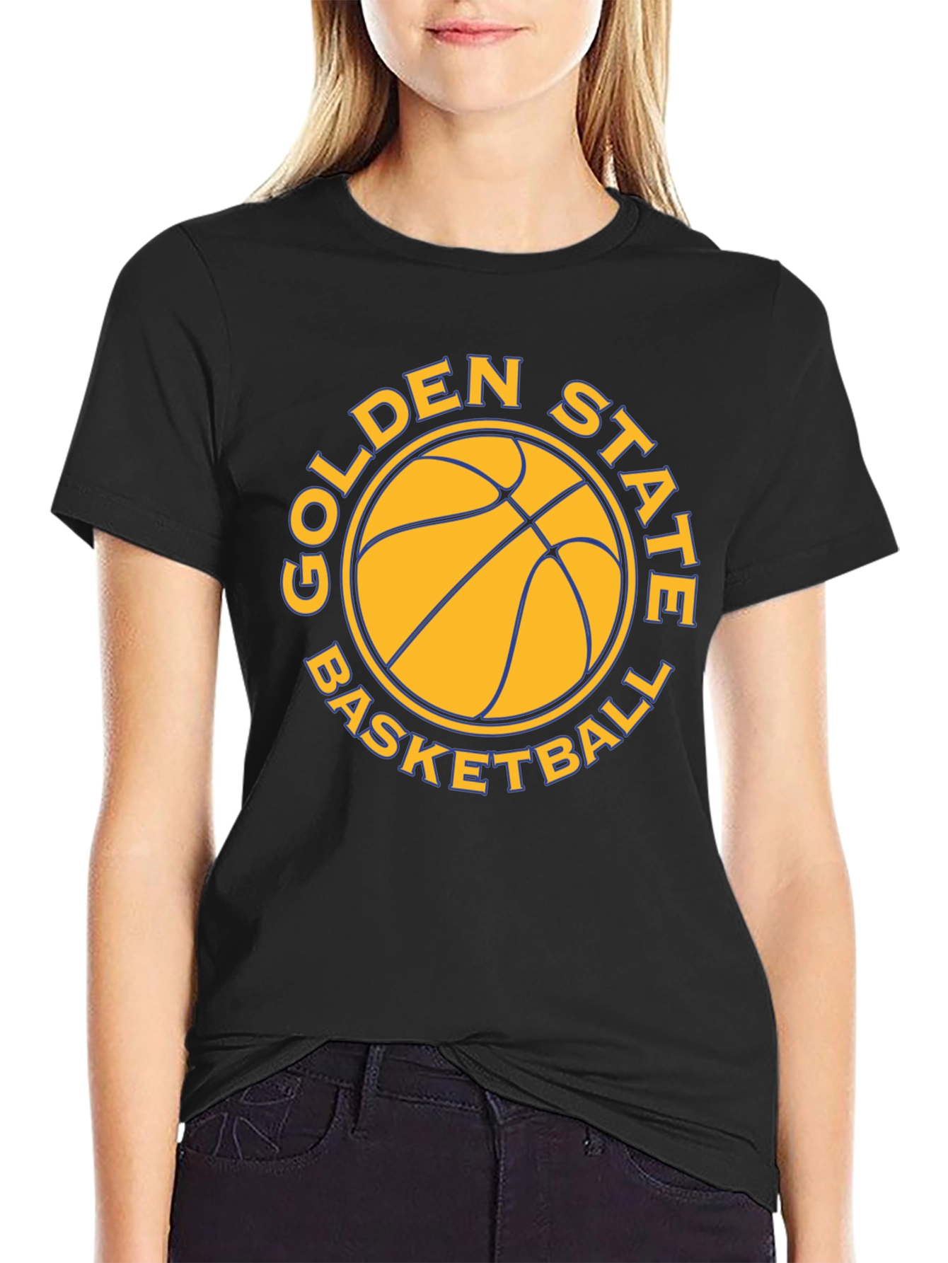 Golden State Basketball Black T-Shirt