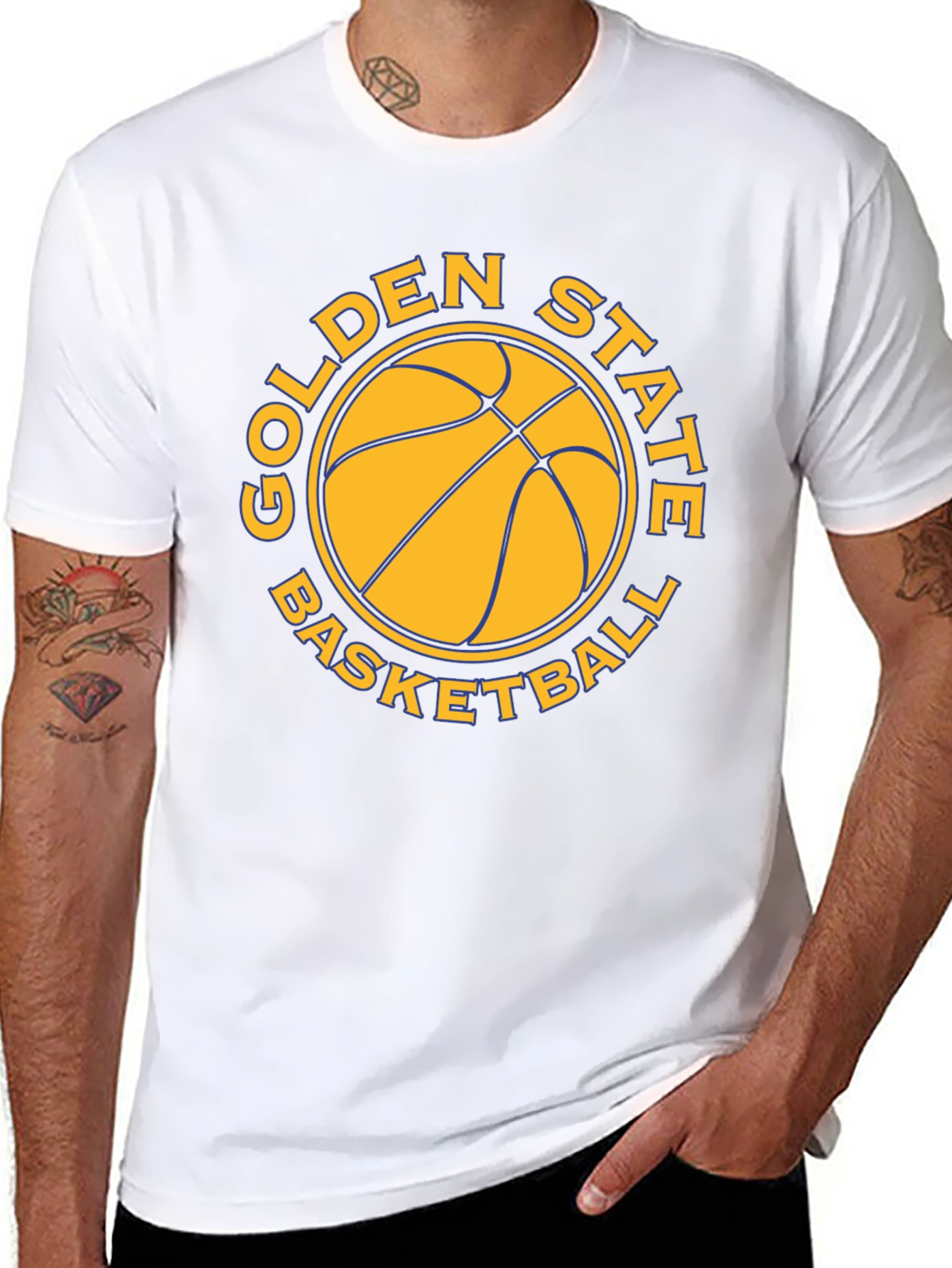 Golden State Basketball Black T-Shirt