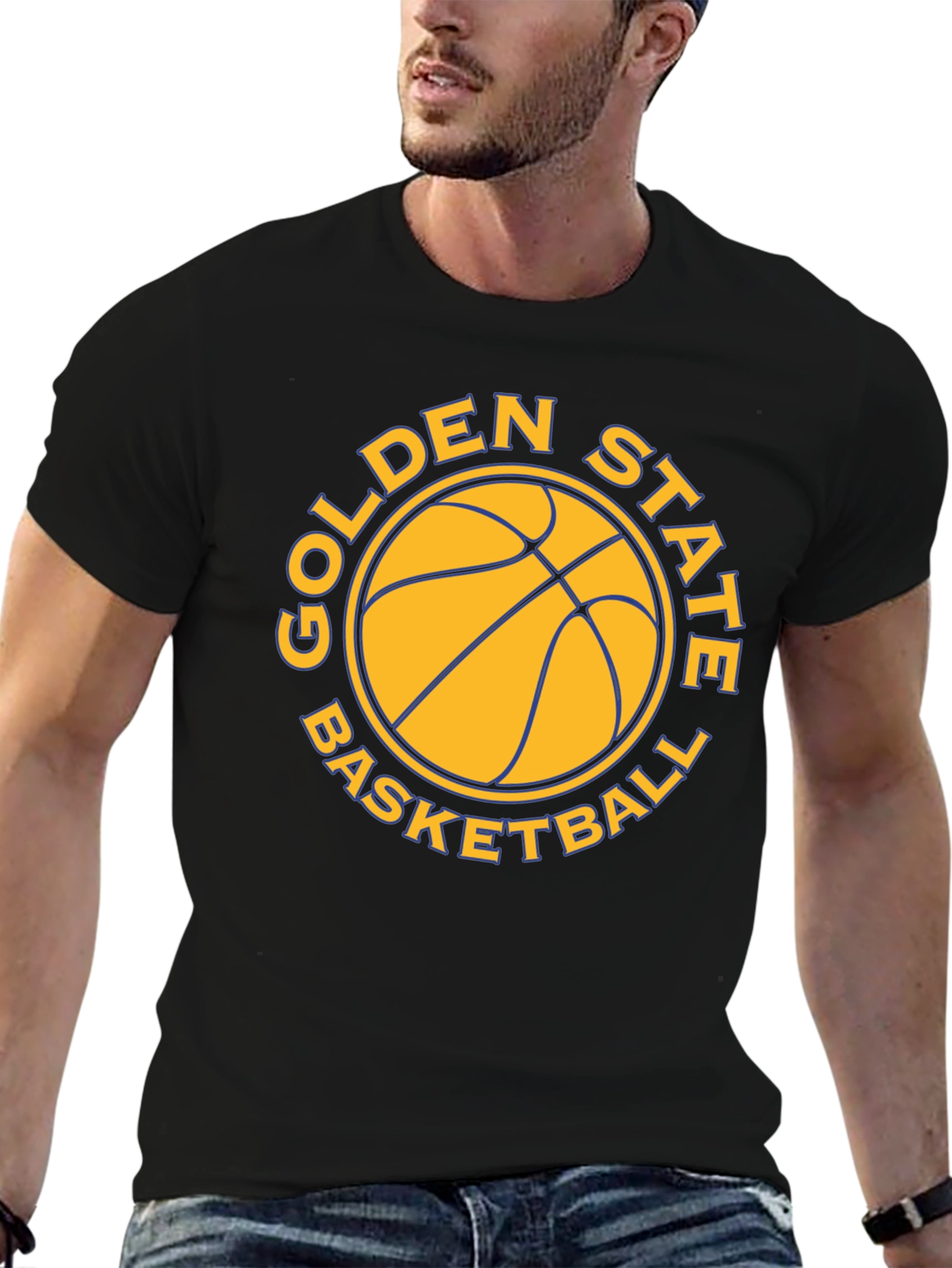 Golden State Basketball Black T-Shirt