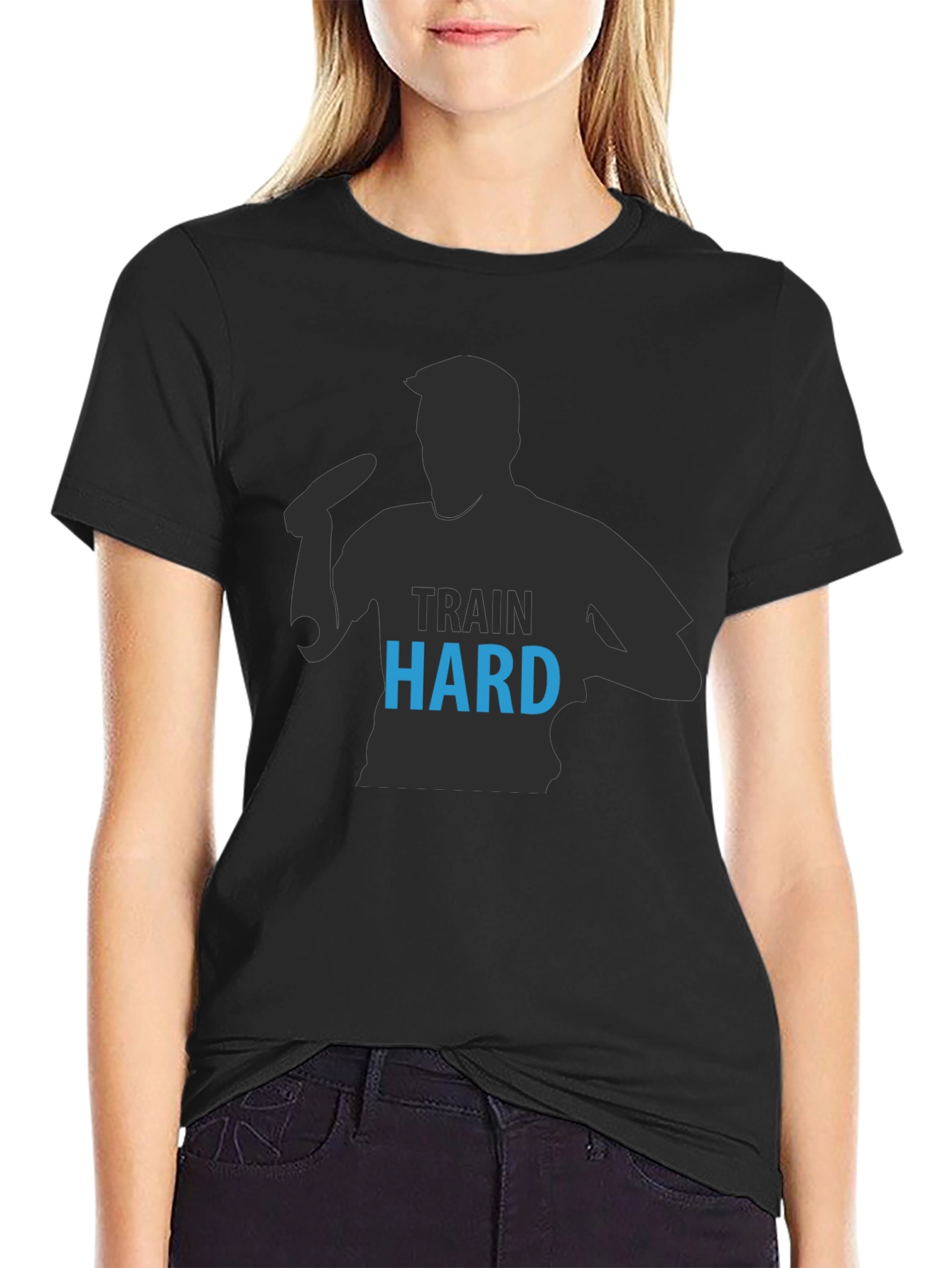 Train Hard Black T-Shirt
