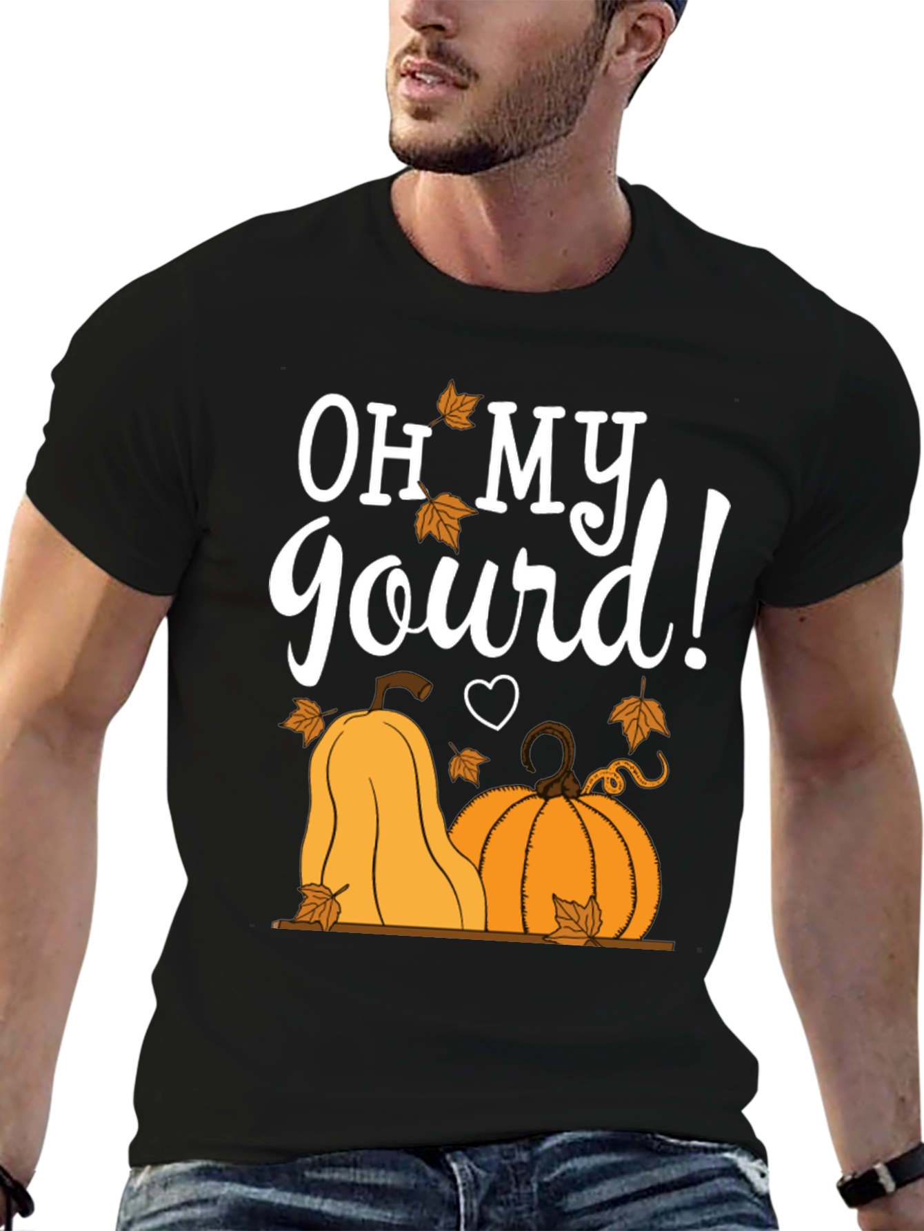 Oh My Gourd! Pumpkin Graphic T-Shirt