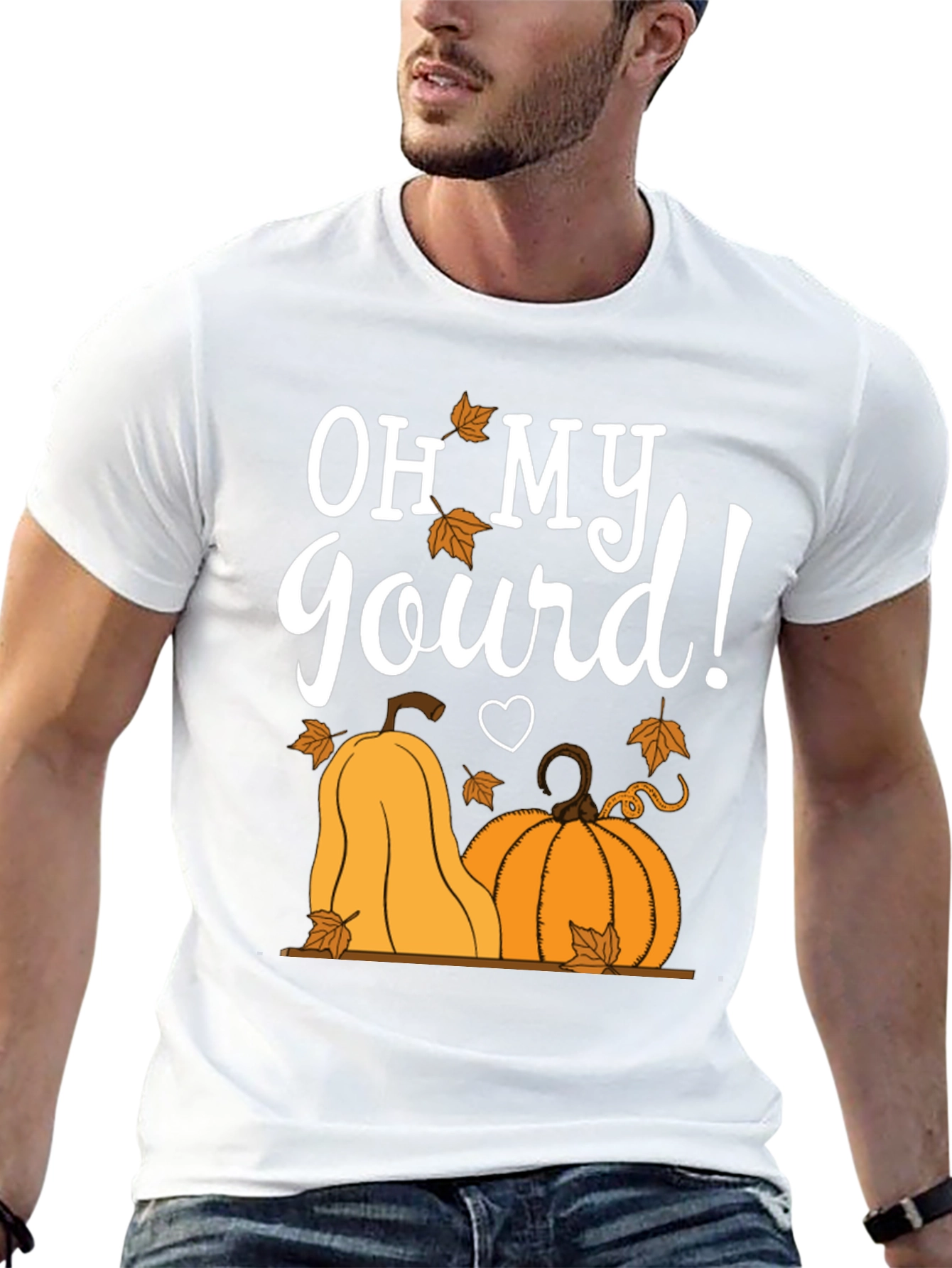 Oh My Gourd! Pumpkin Graphic T-Shirt