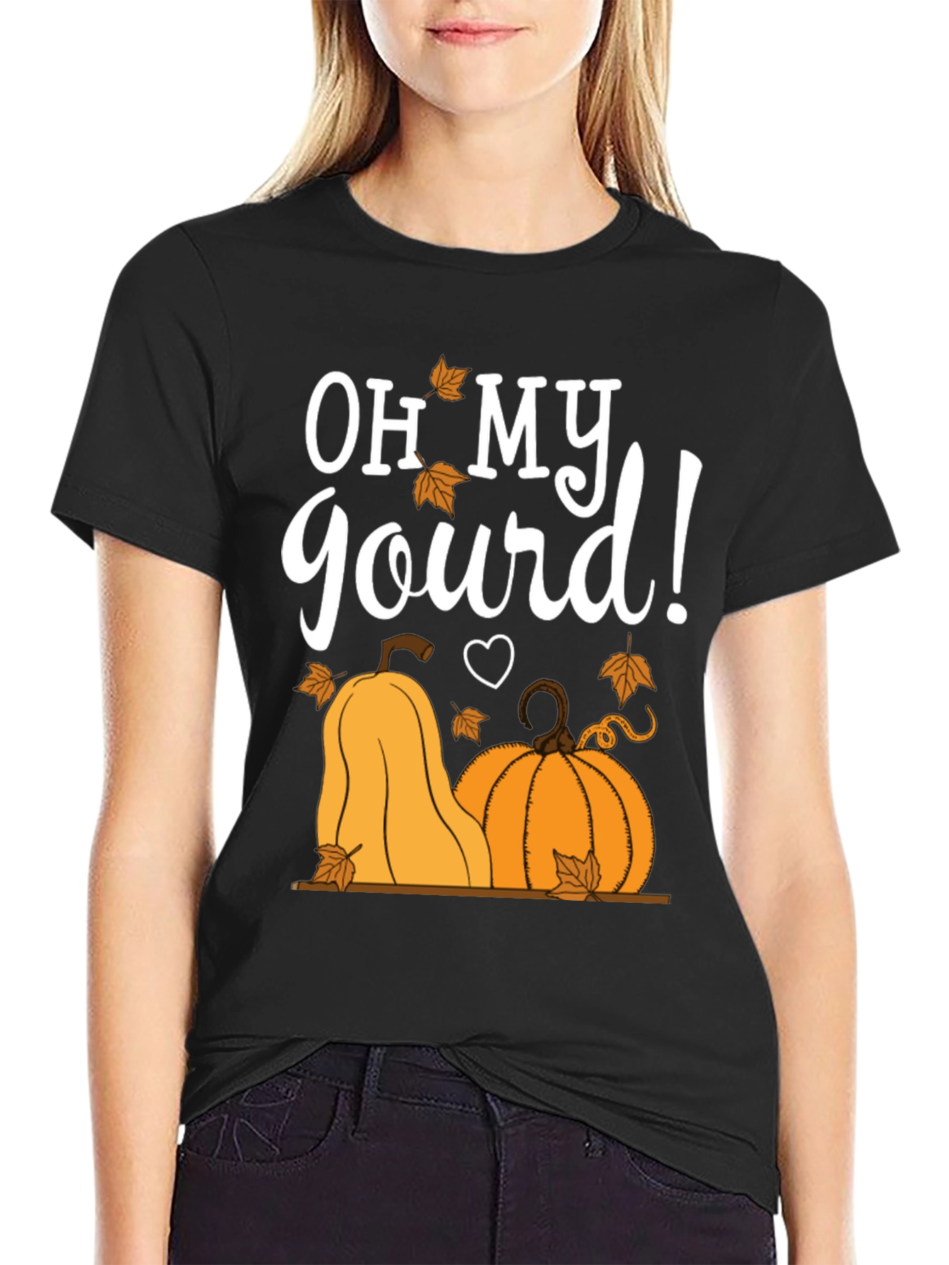 Oh My Gourd! Pumpkin Graphic T-Shirt