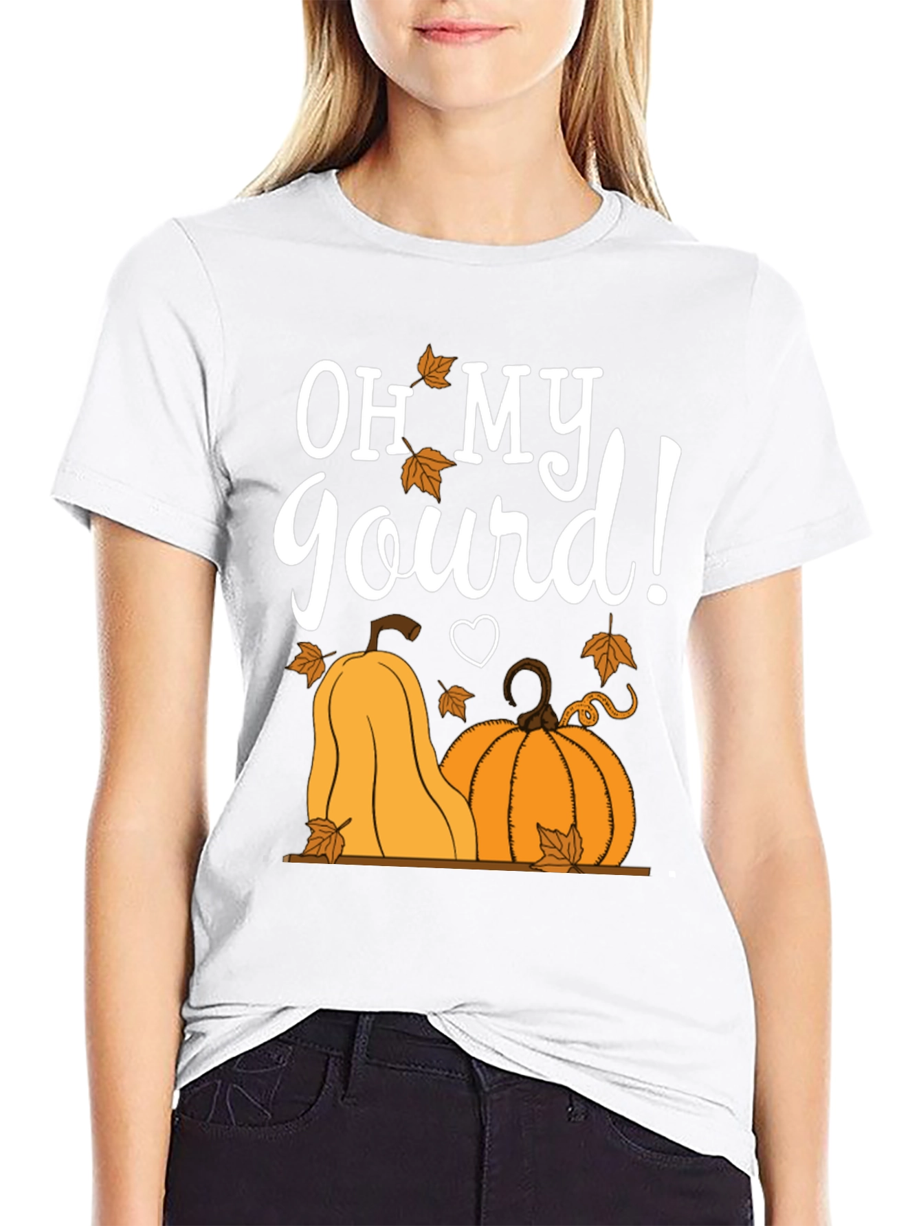 Oh My Gourd! Pumpkin Graphic T-Shirt