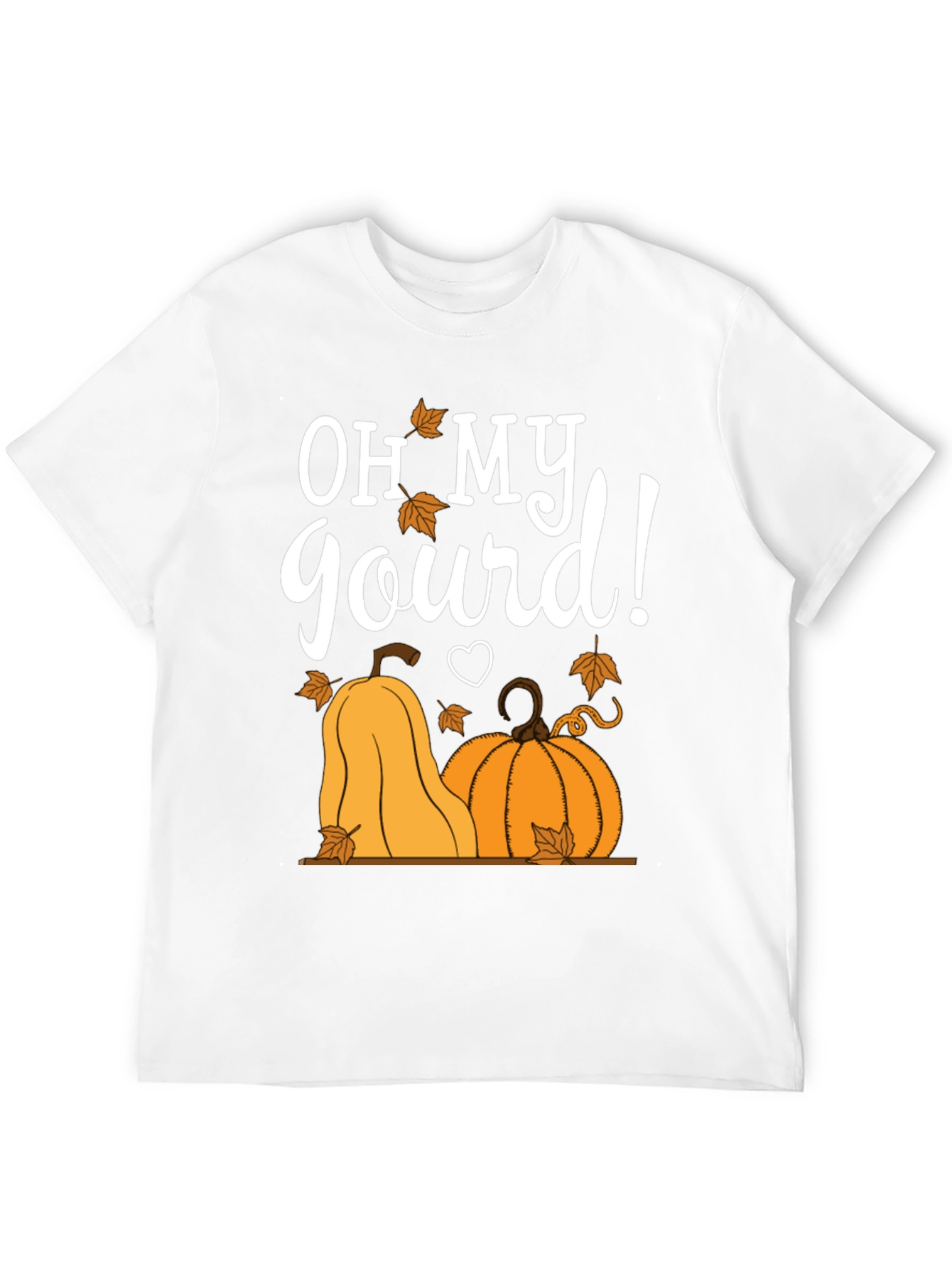 Oh My Gourd! Pumpkin Graphic T-Shirt
