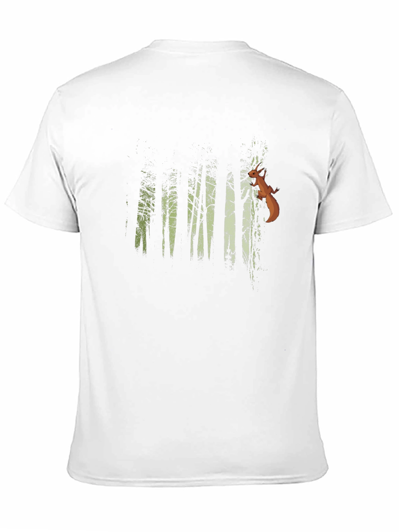 Nature Forest Squirrel Graphic T-Shirt