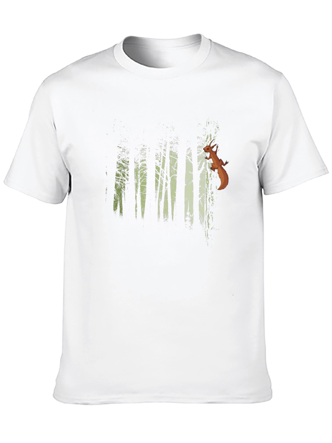 Nature Forest Squirrel Graphic T-Shirt