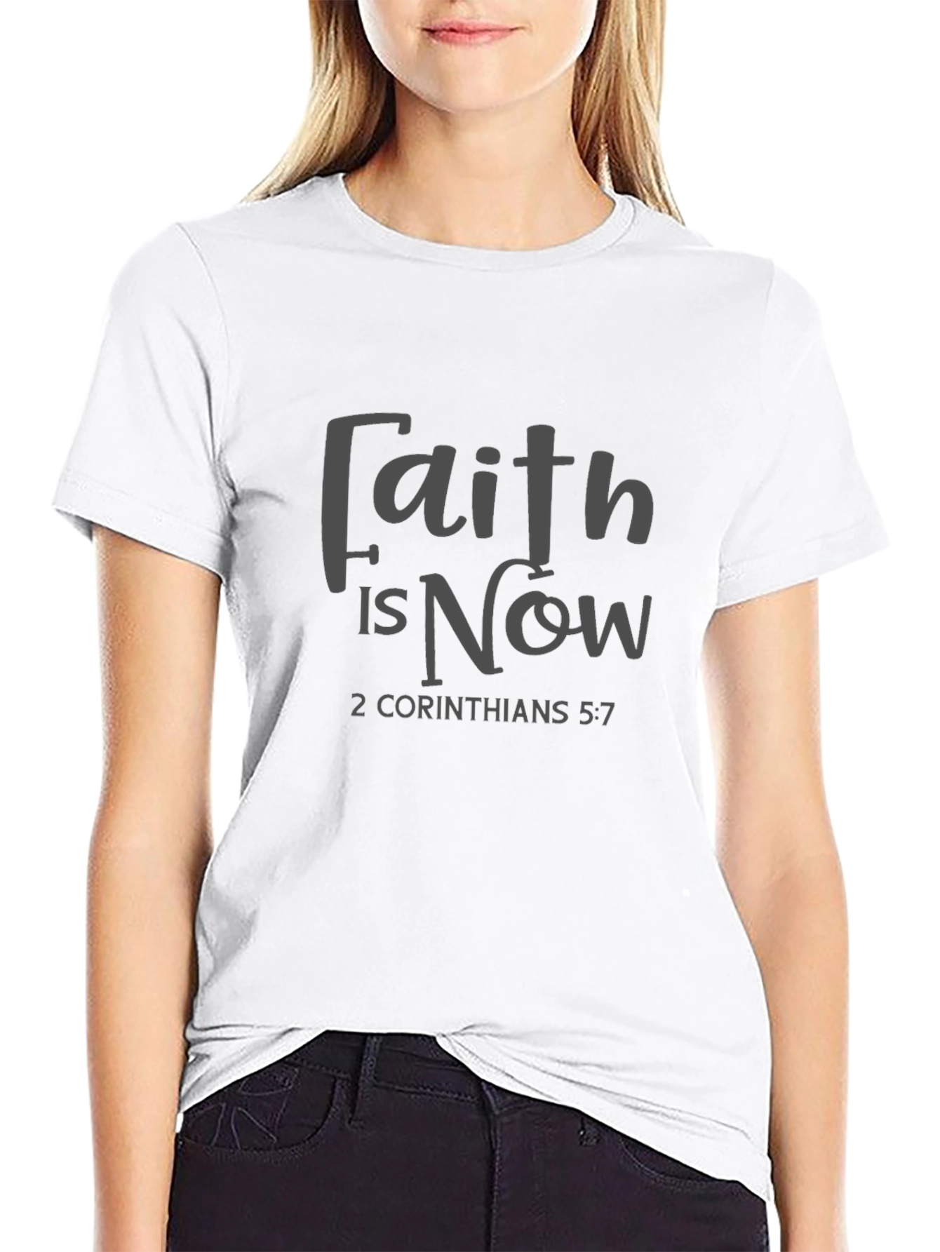 Faith is Now T-Shirt Religious Tee