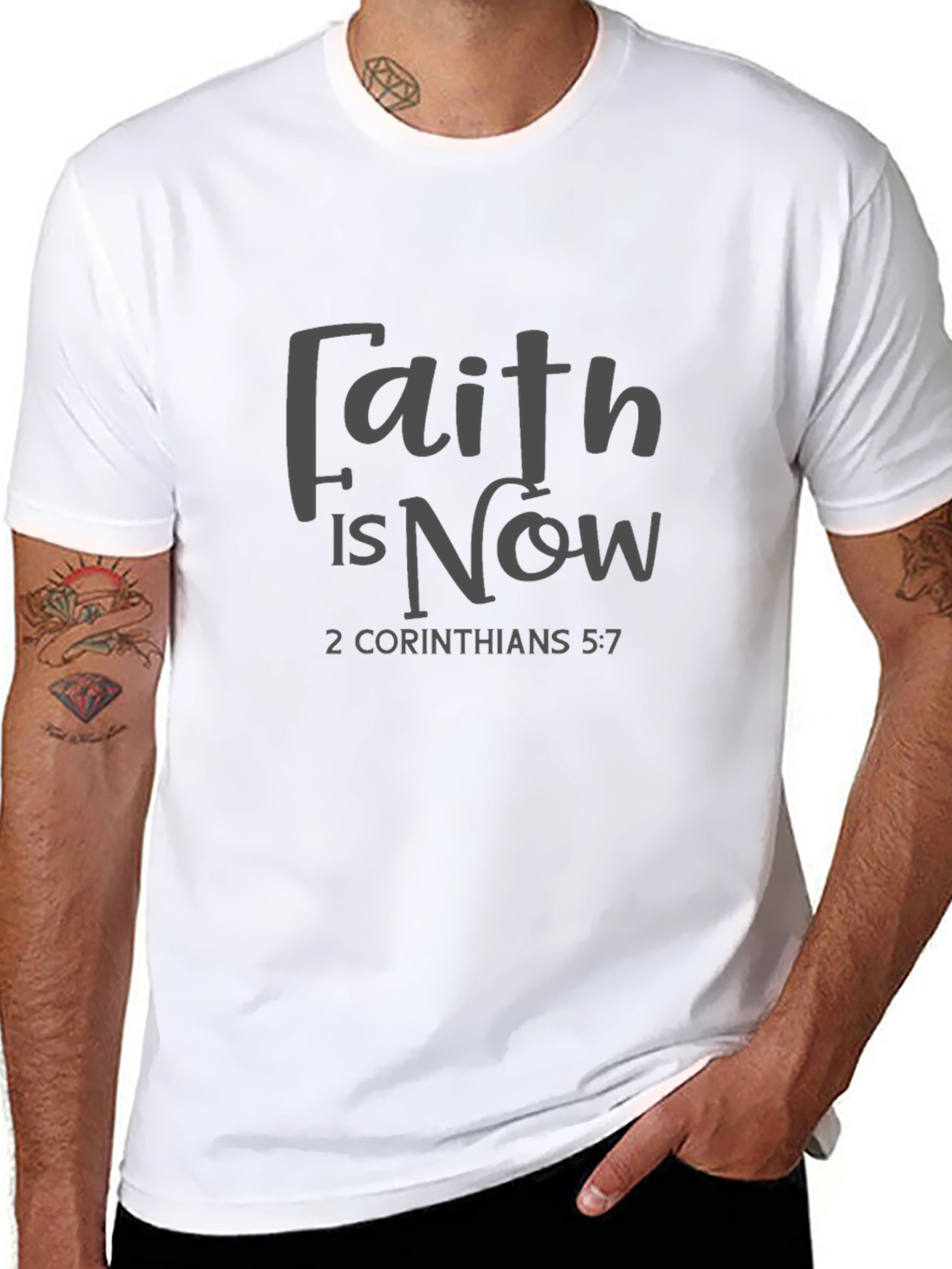 Faith is Now T-Shirt Religious Tee