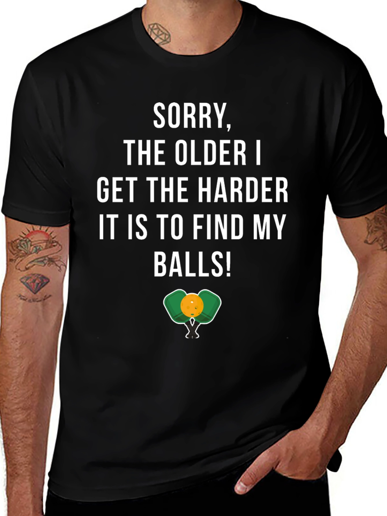 Funny Pickleball T-Shirt: Finding My Balls