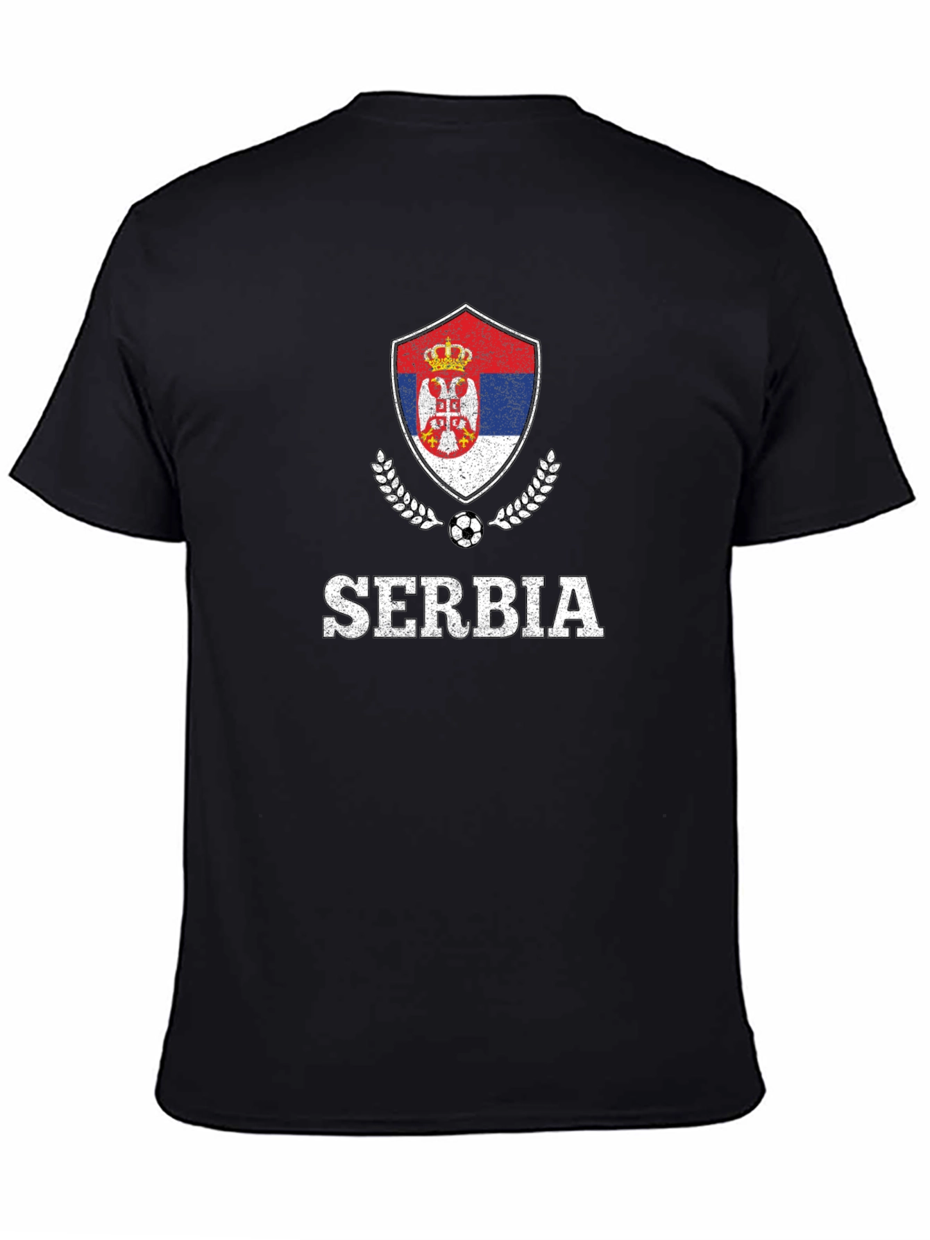 Serbia Flag Soccer T-Shirt