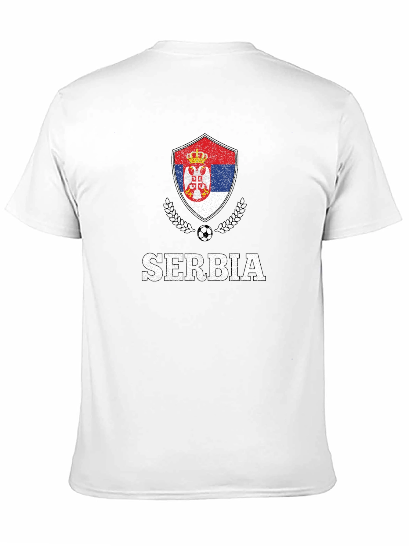Serbia Flag Soccer T-Shirt