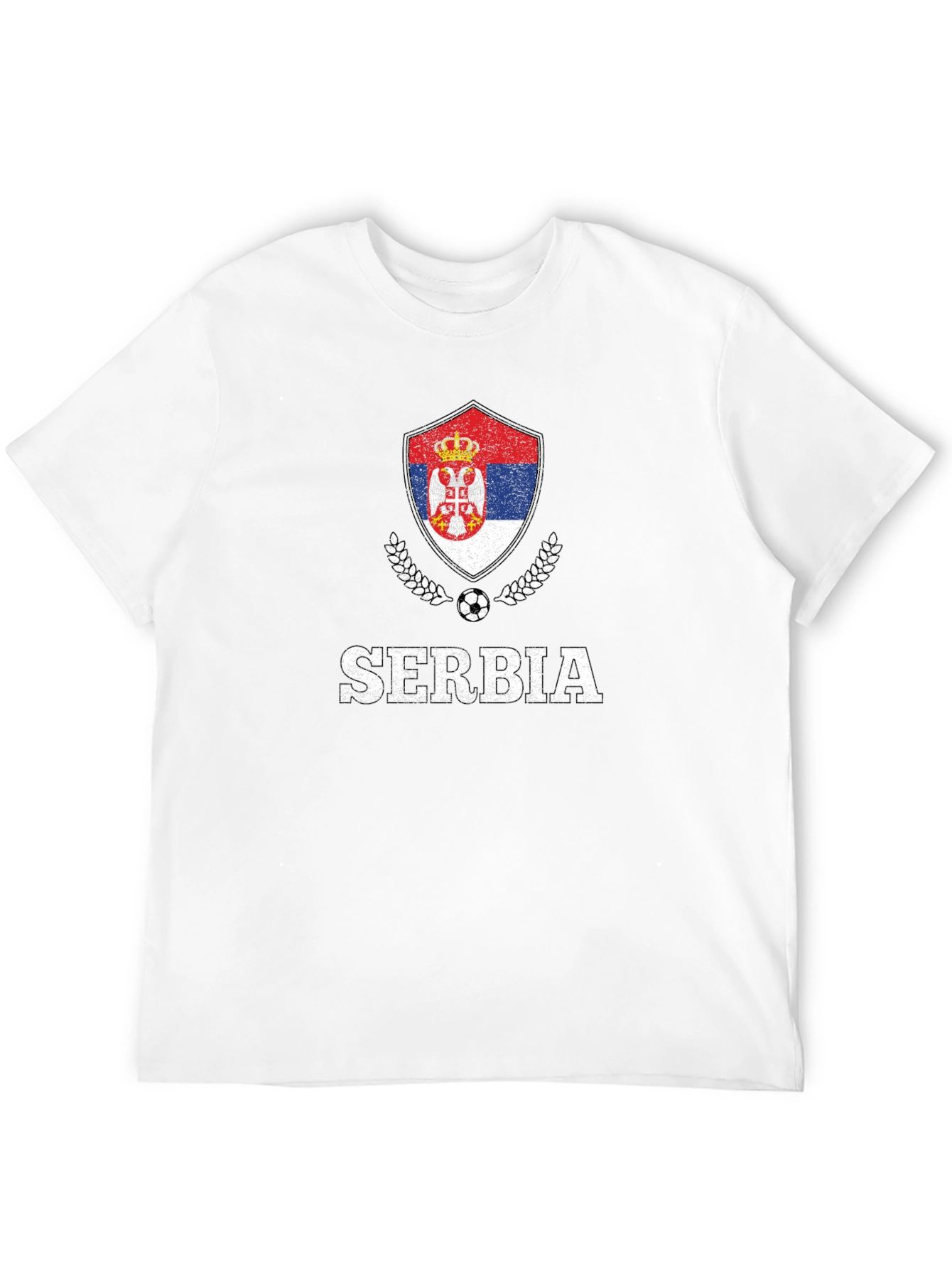 Serbia Flag Soccer T-Shirt
