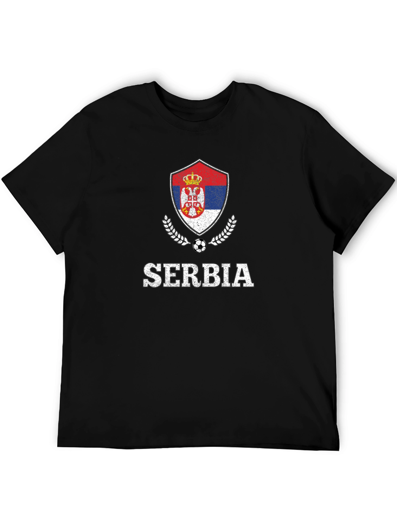 Serbia Flag Soccer T-Shirt