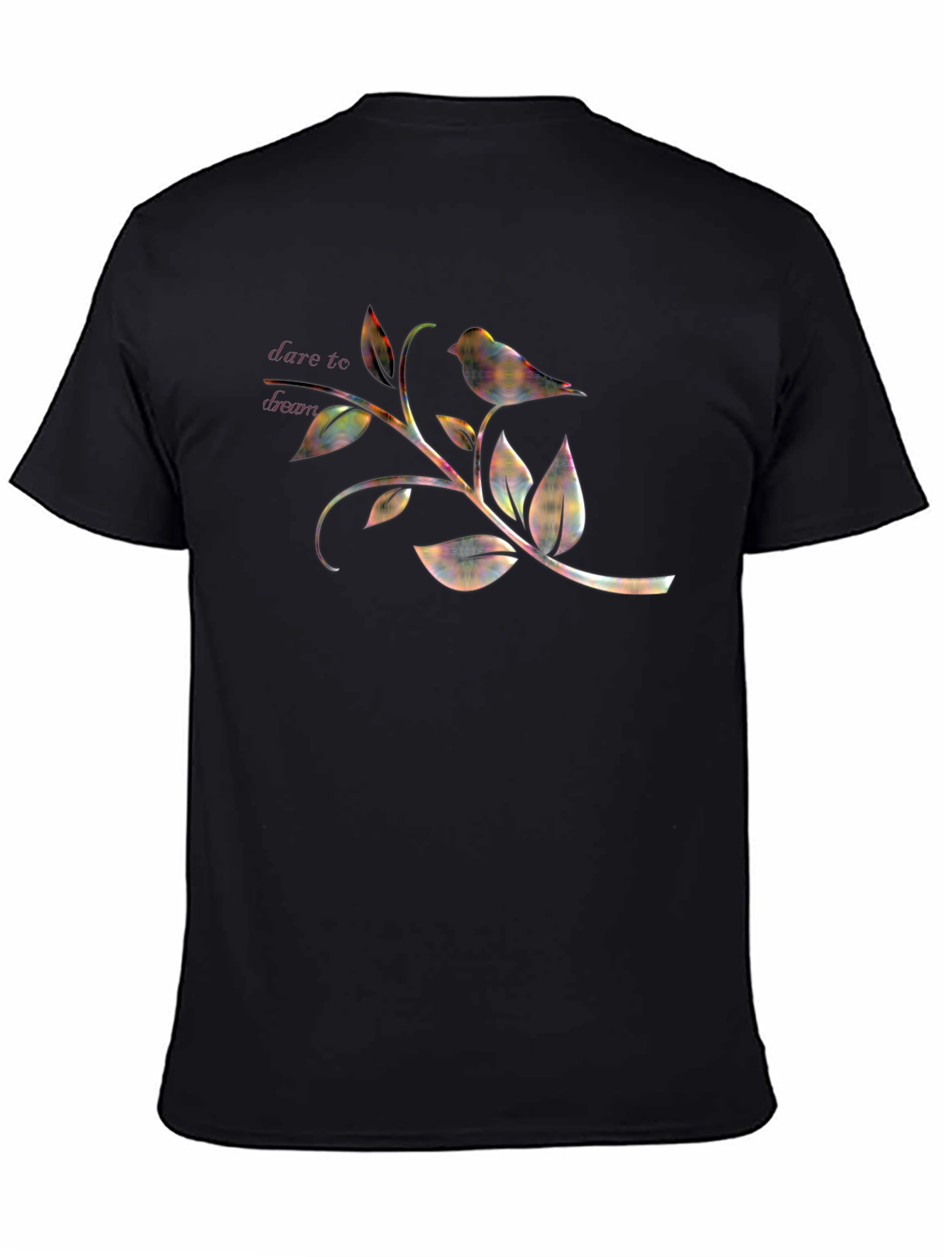 Bird & Branch Graphic Tee - Black