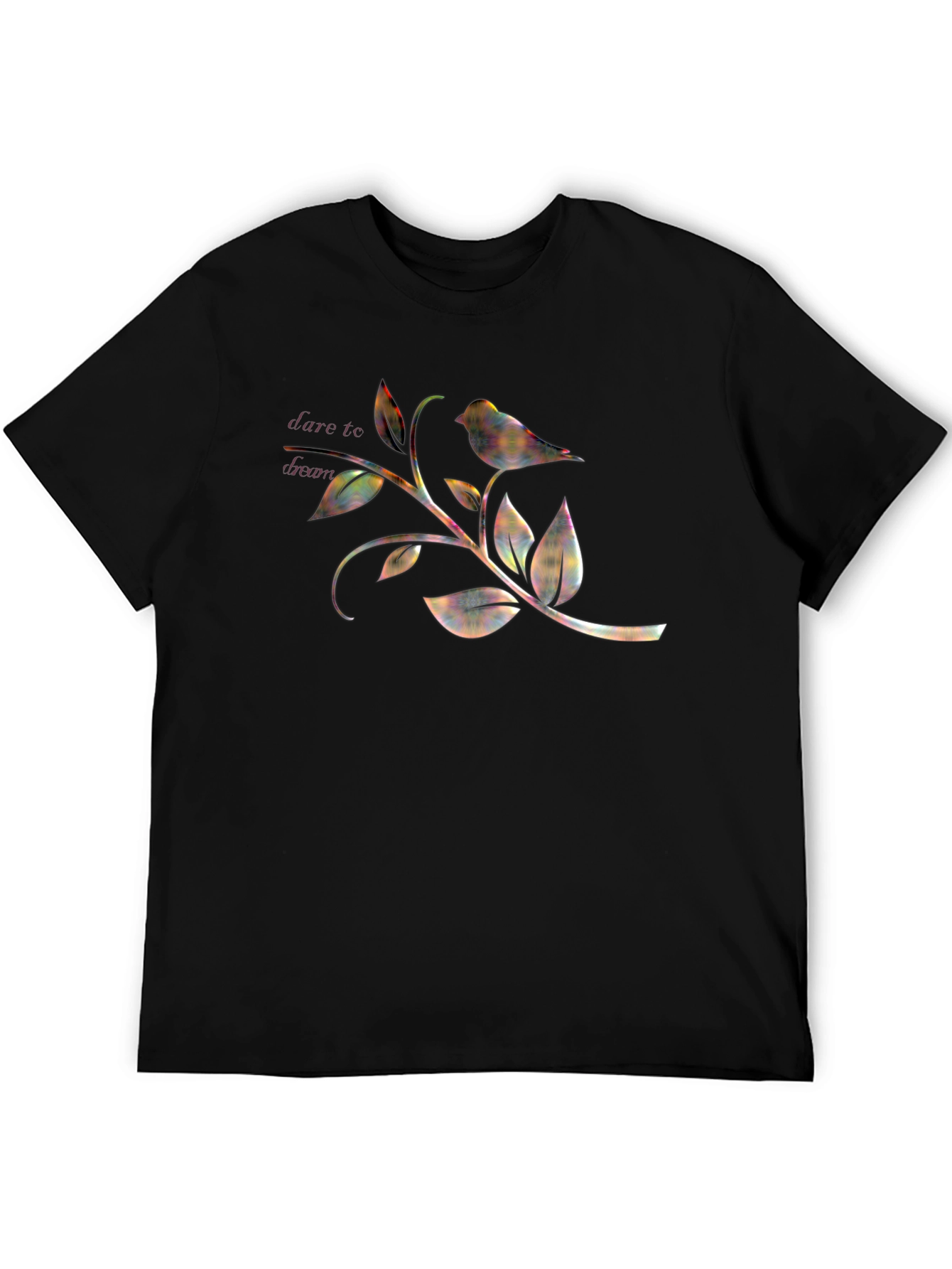 Bird & Branch Graphic Tee - Black