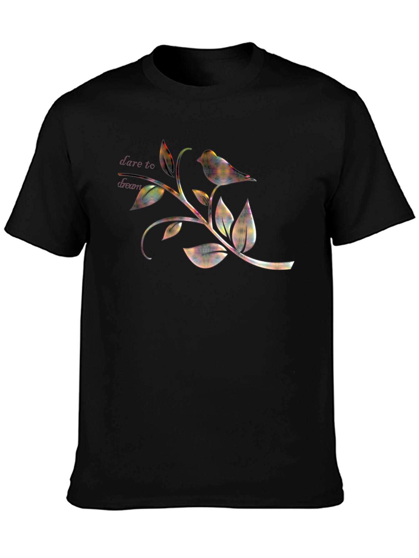 Bird & Branch Graphic Tee - Black