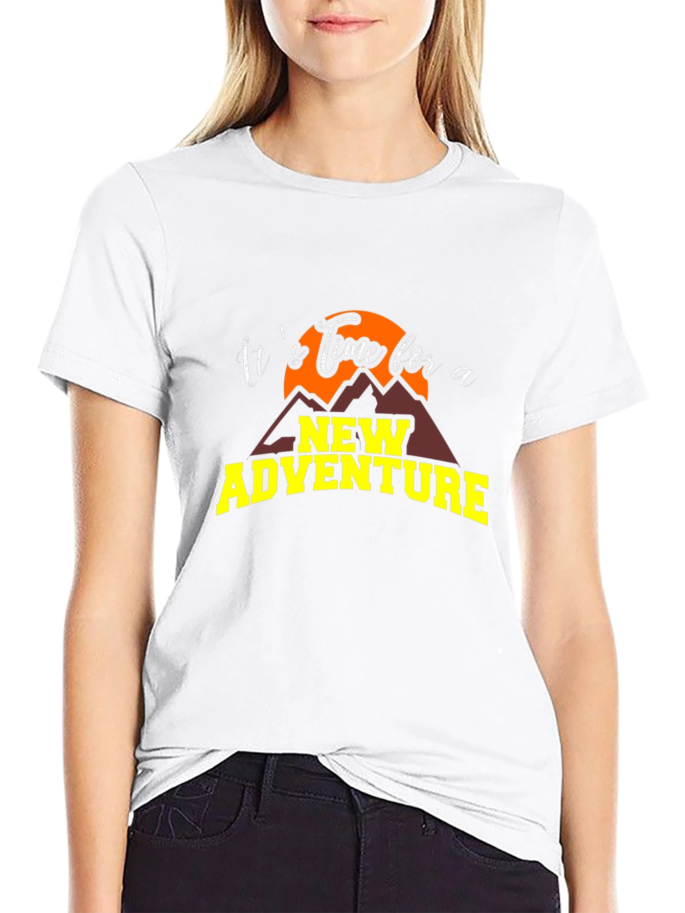 Adventure Awaits Graphic Tee - Black