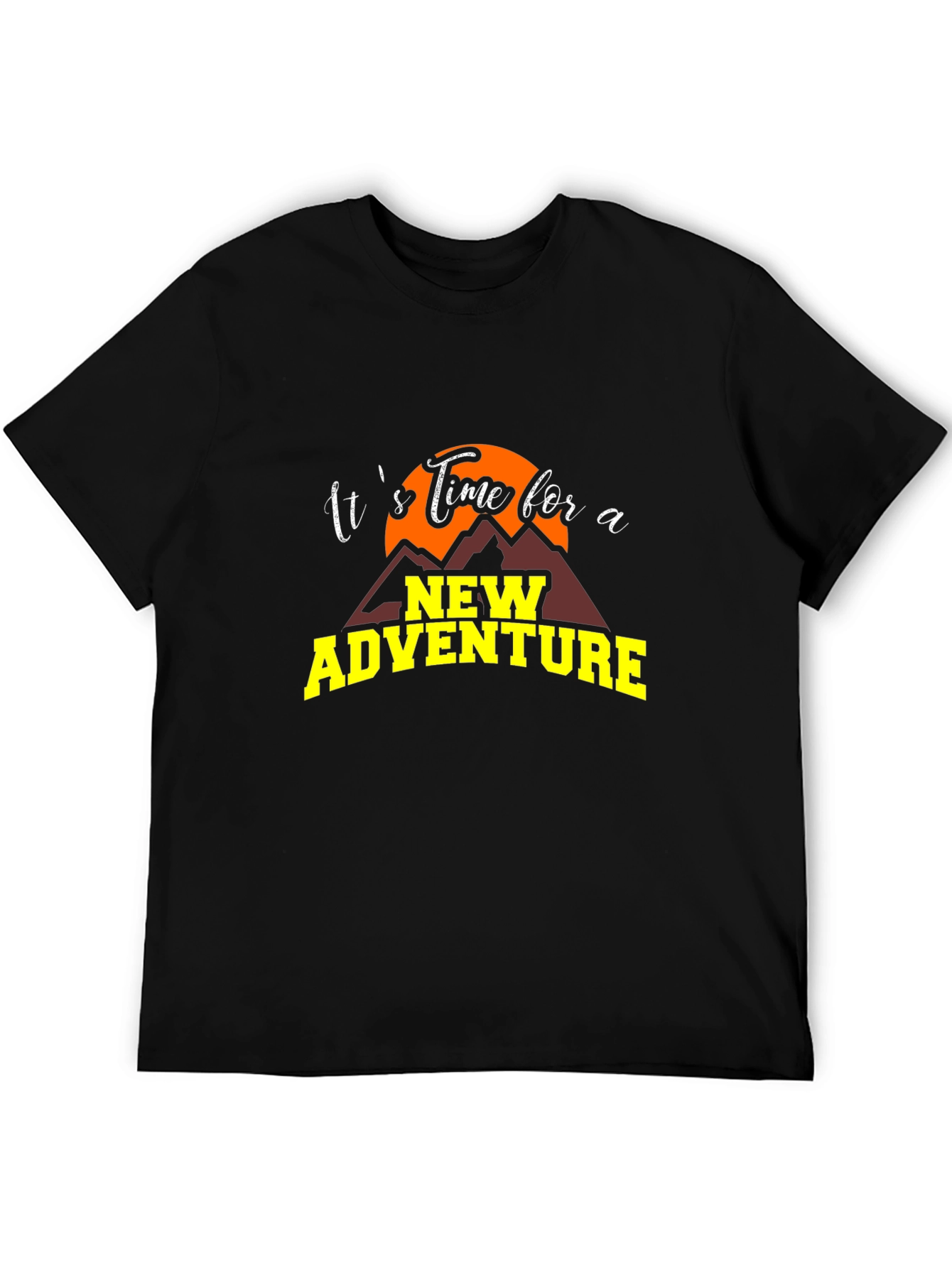 Adventure Awaits Graphic Tee - Black