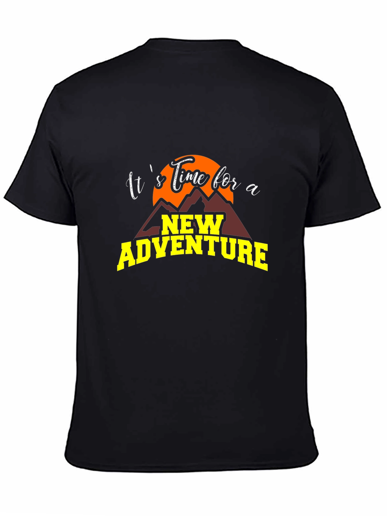 Adventure Awaits Graphic Tee - Black