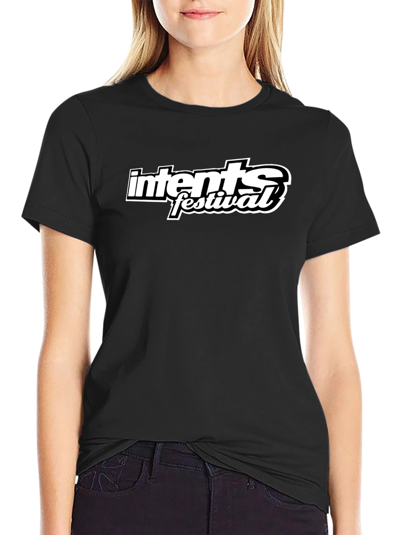 Intent Festival Black Graphic Tee