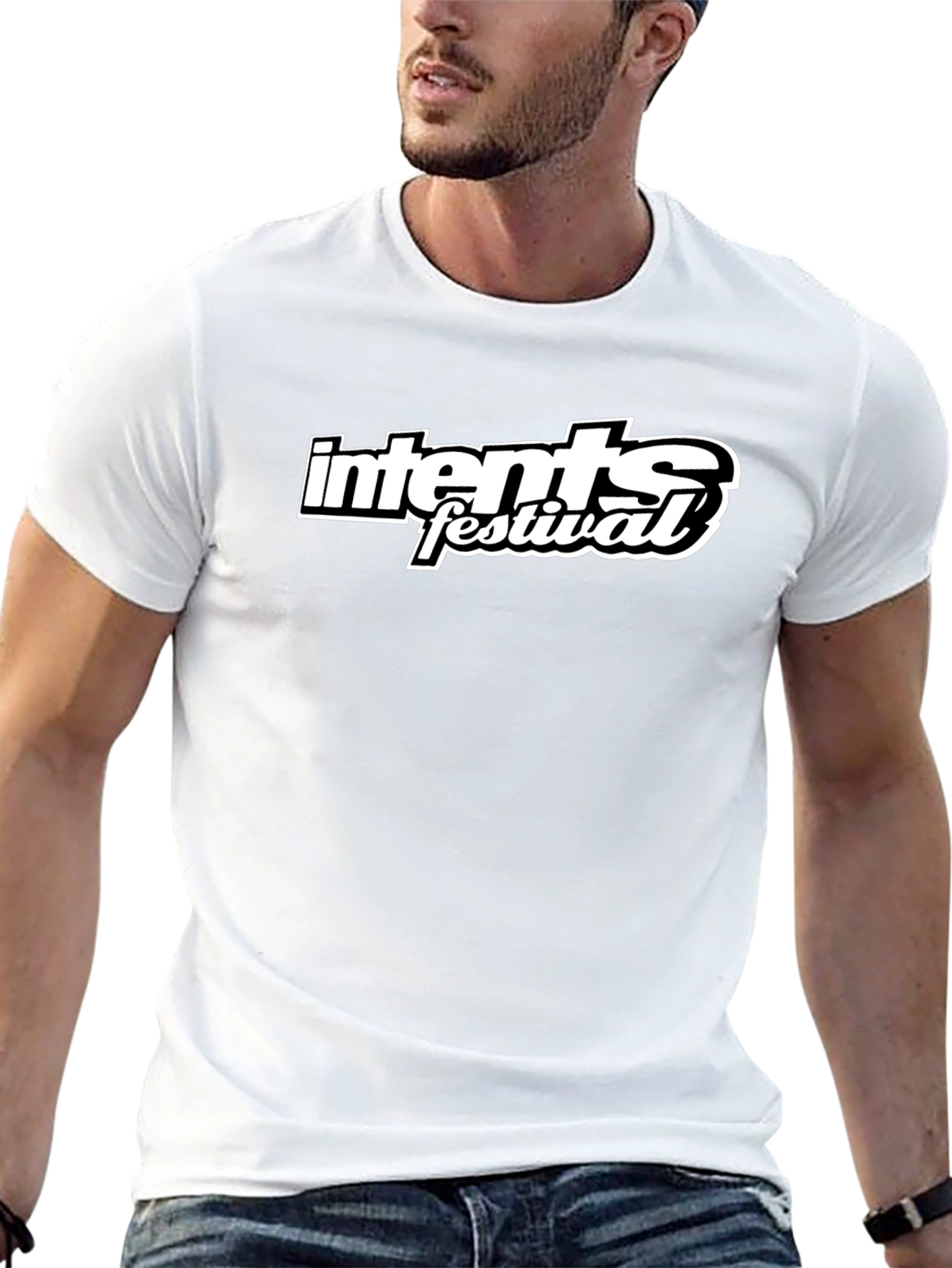 Intent Festival Black Graphic Tee