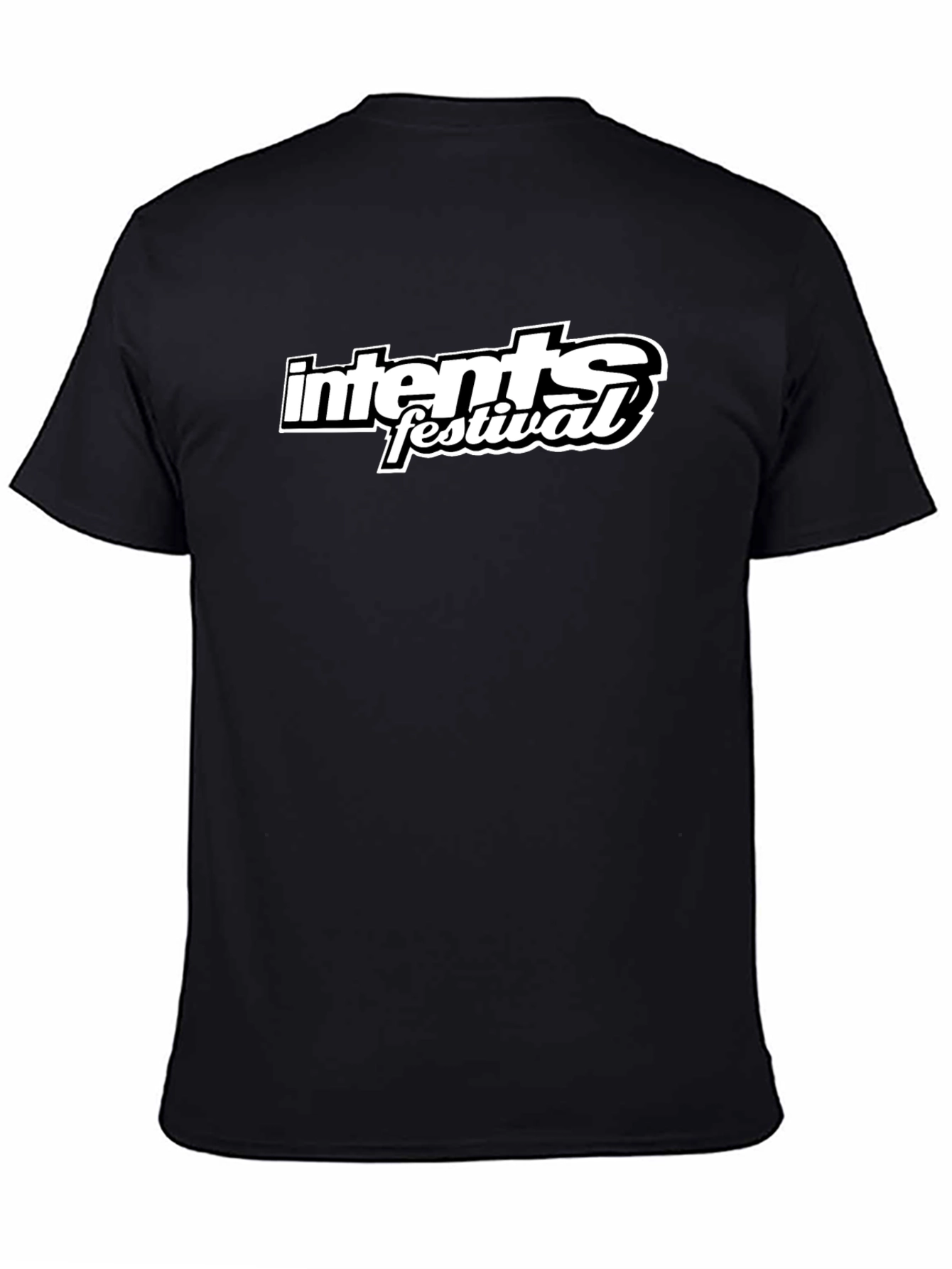 Intent Festival Black Graphic Tee