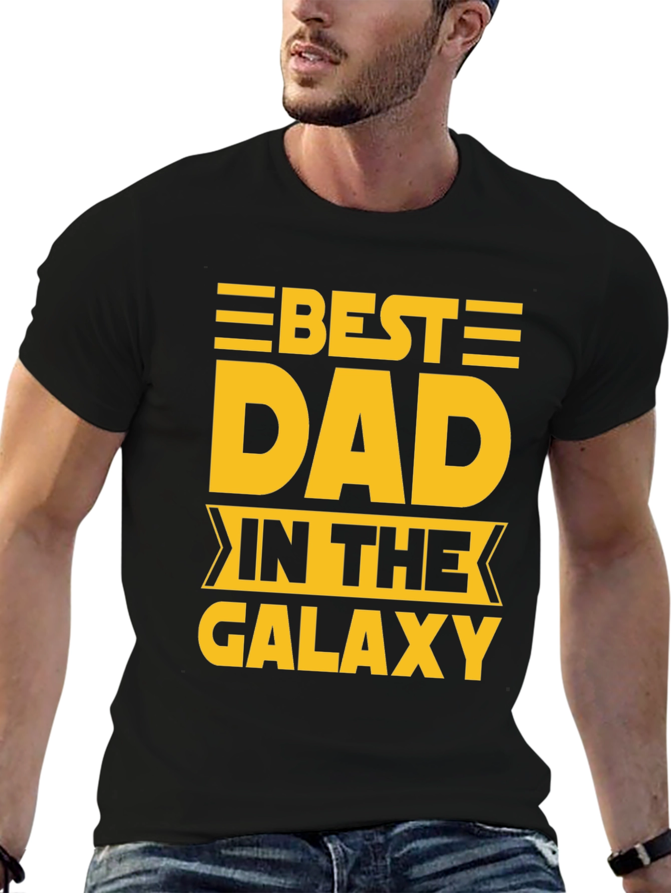 Best Dad in The Galaxy Graphic T-Shirt