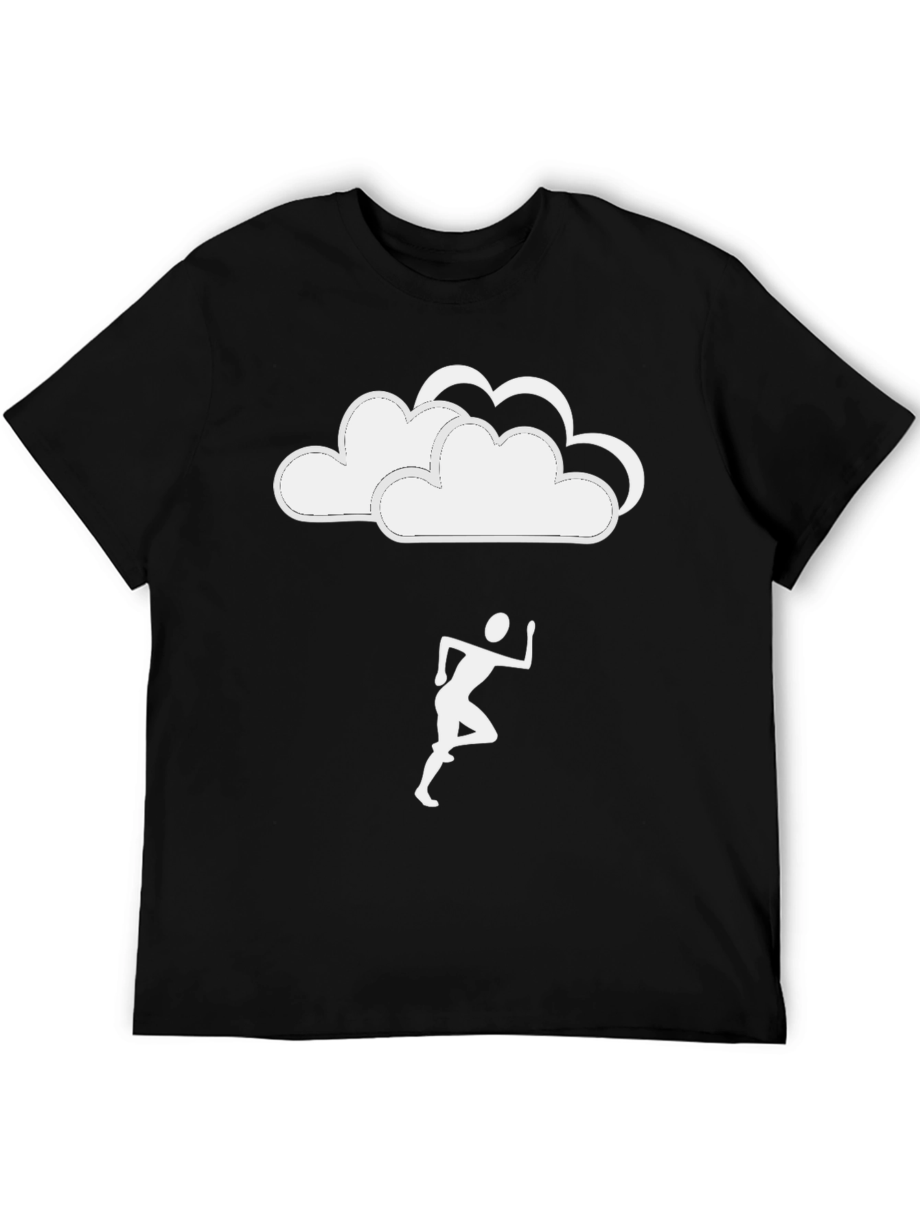 Cloud Runner Black T-Shirt
