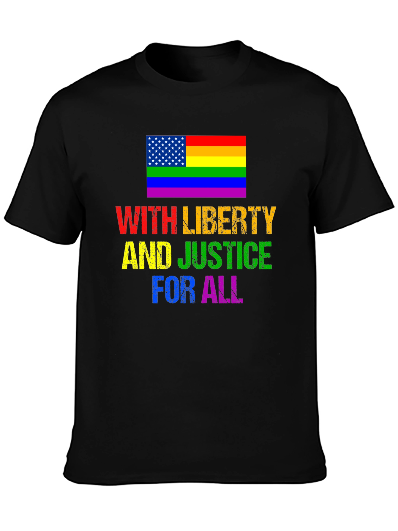 With Liberty And Justice For All T-Shirt