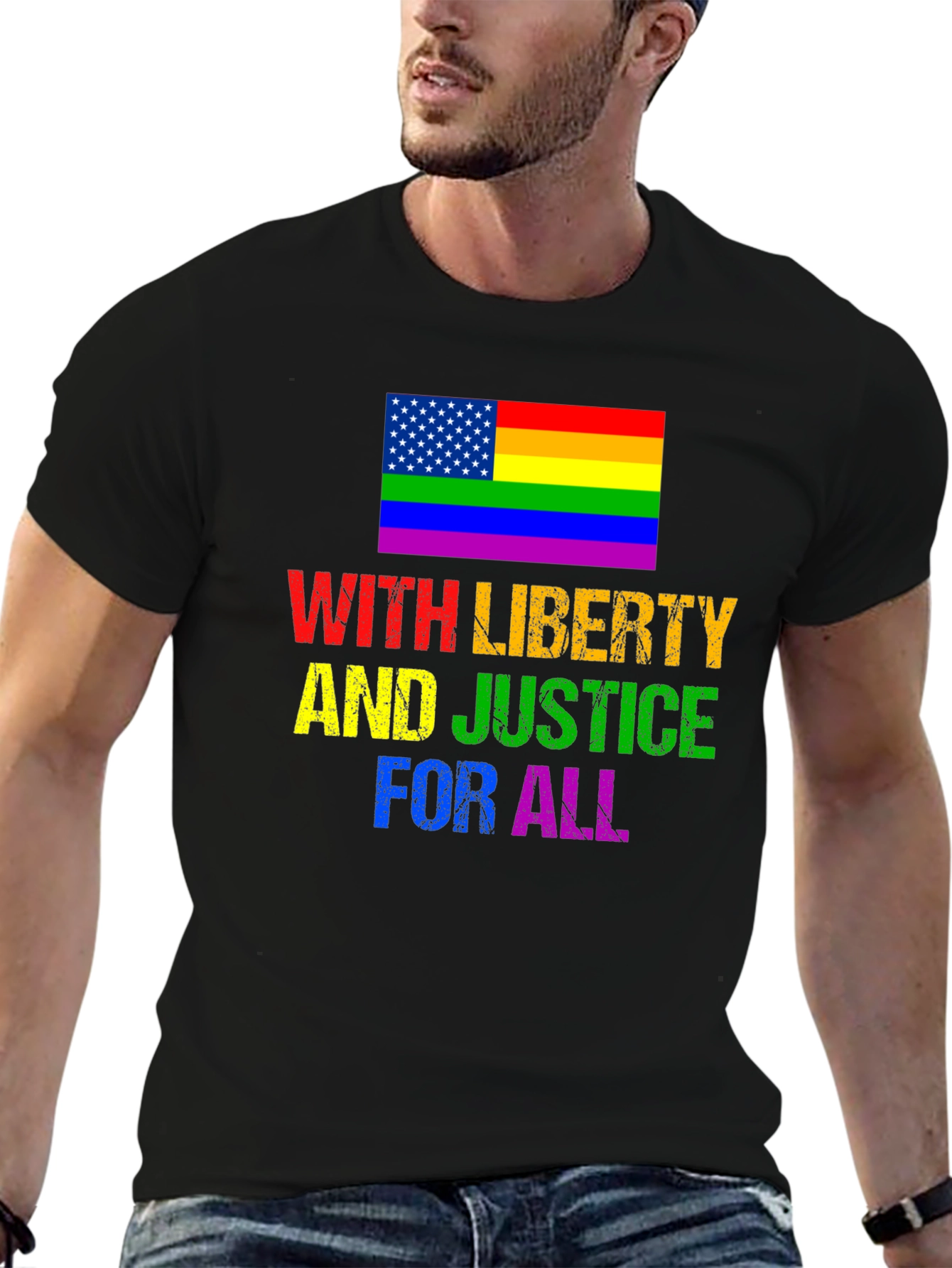 With Liberty And Justice For All T-Shirt