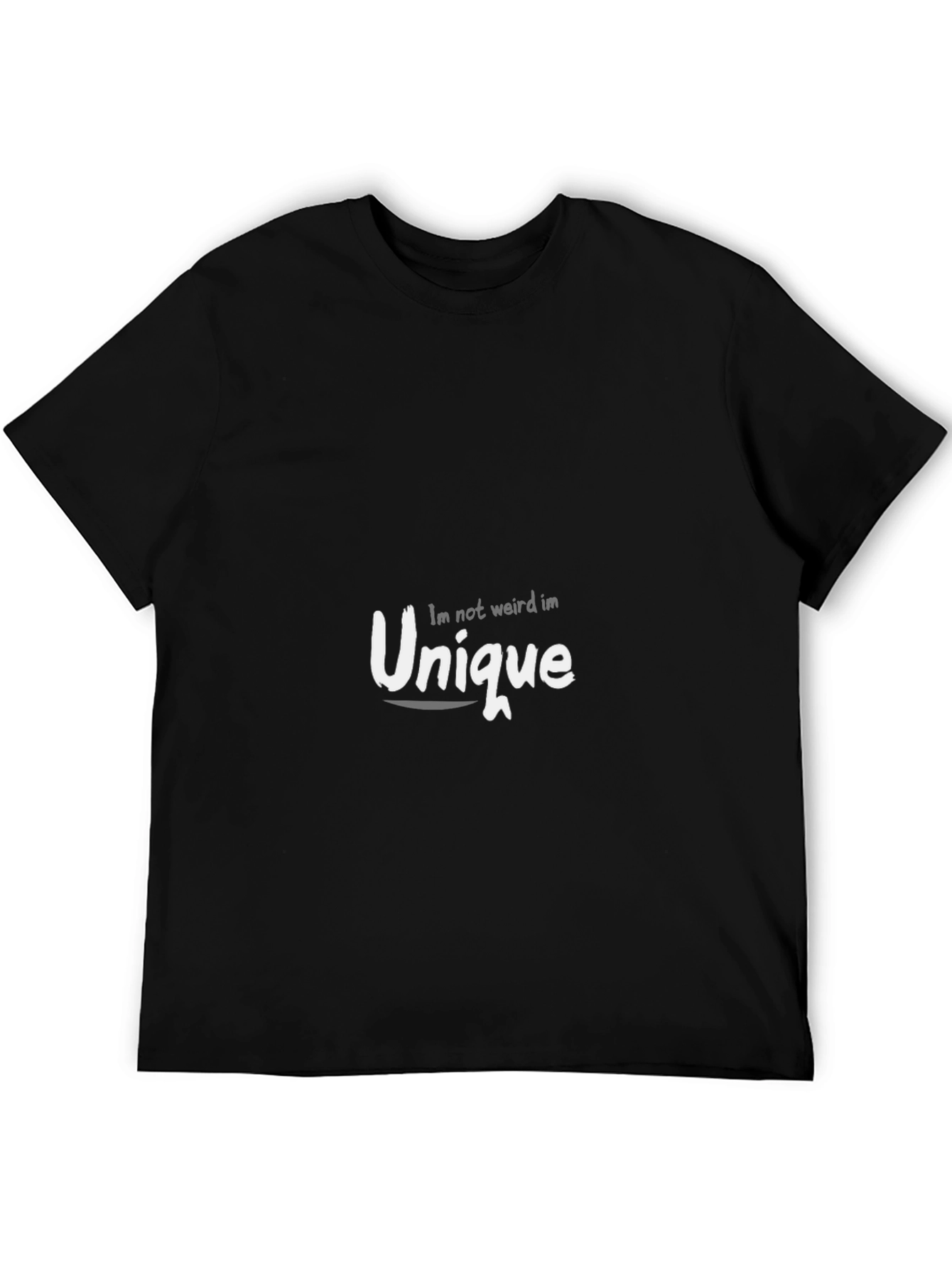Unique Statement T-Shirt - Black
