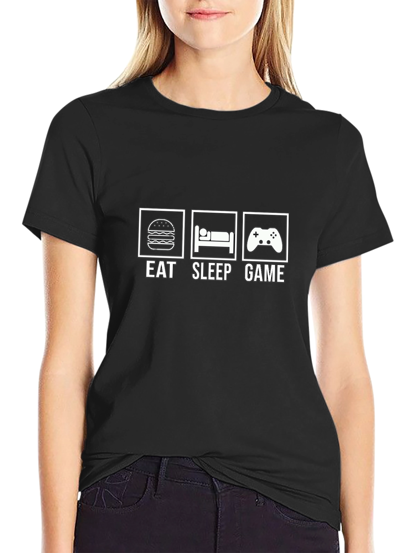 Eat Sleep Game T-Shirt - Gamer Lifestyle Tee