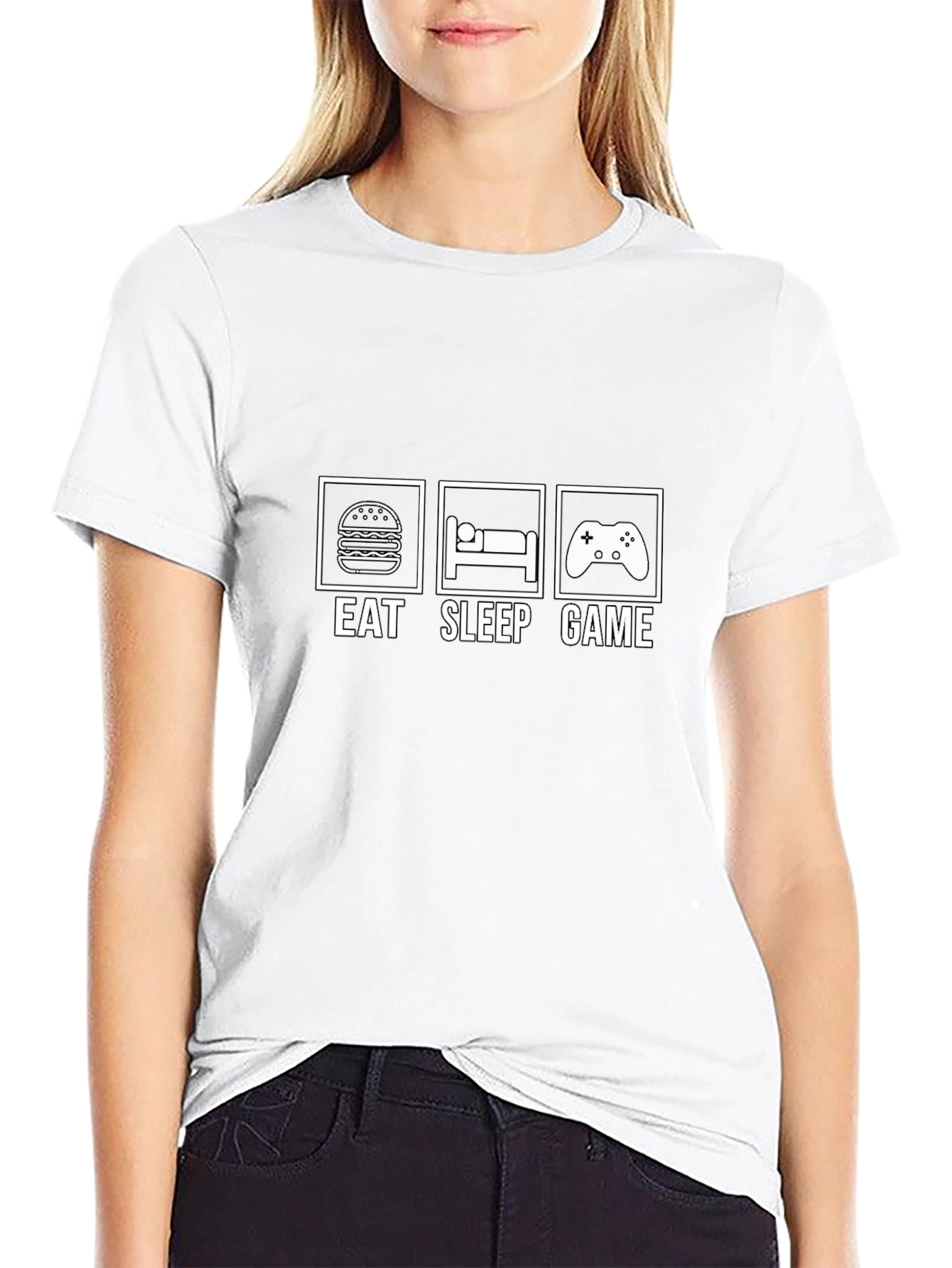 Eat Sleep Game T-Shirt - Gamer Lifestyle Tee