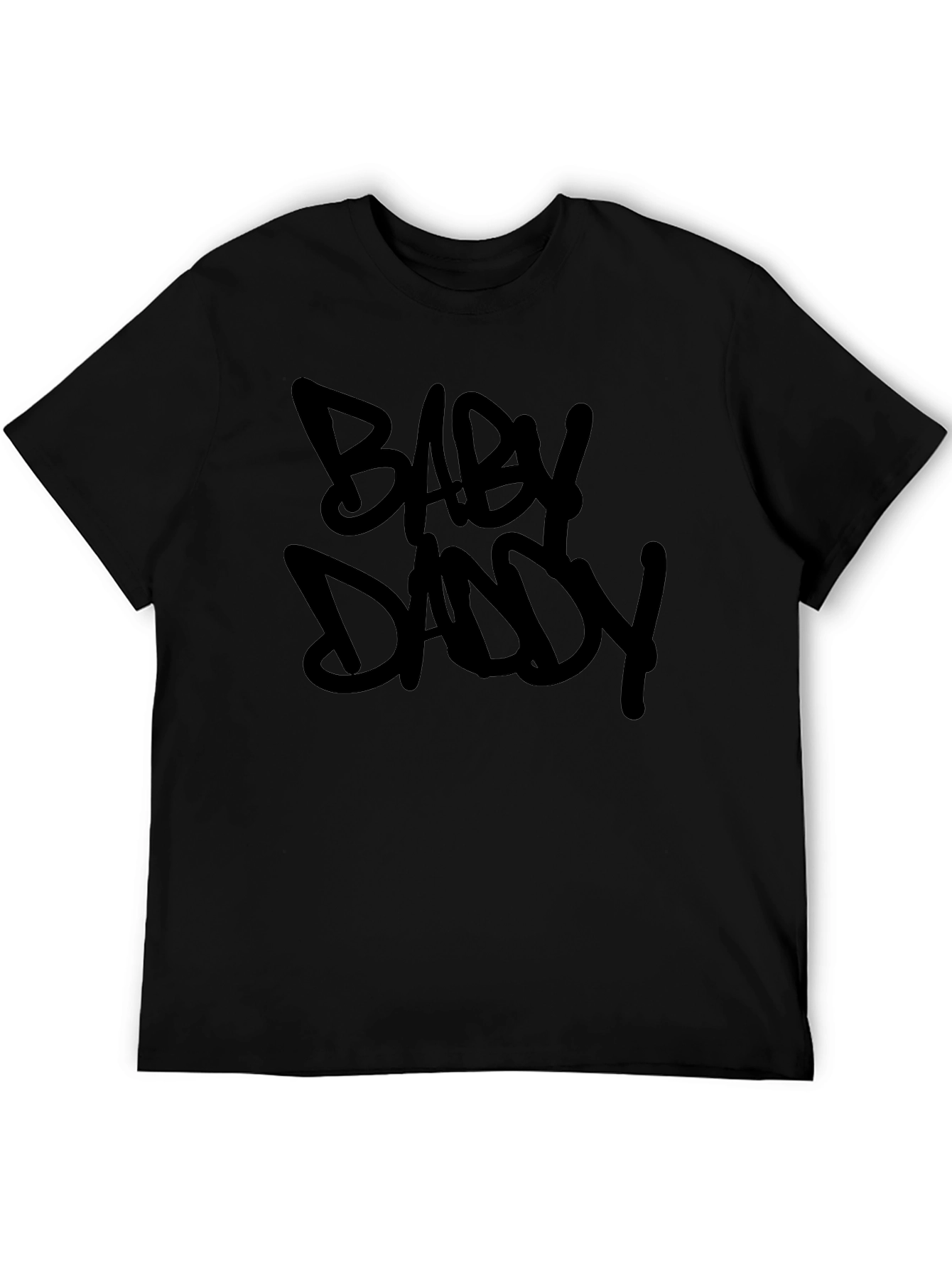 Baby Daddy Black Graphic Tee - Trendy Style