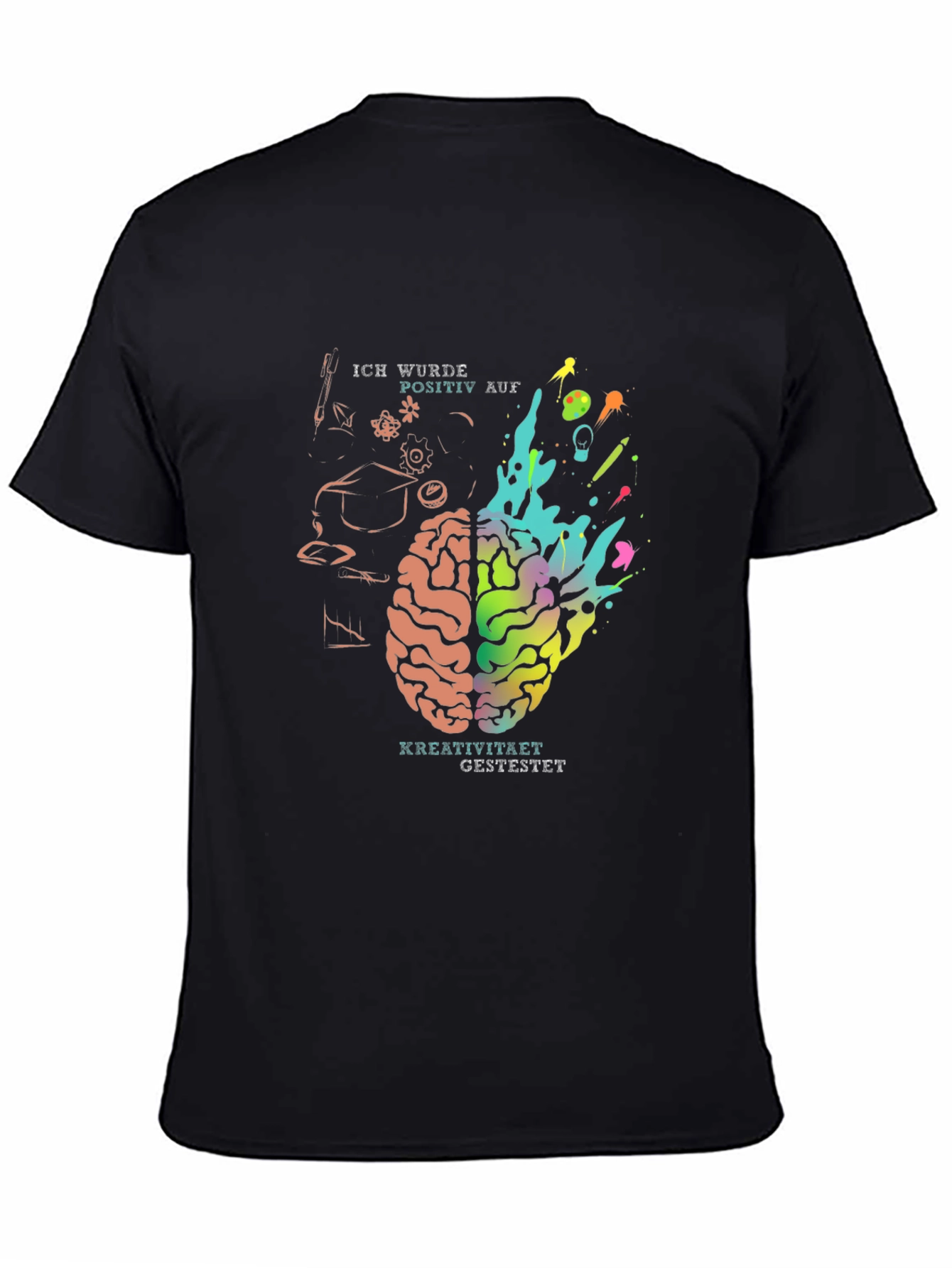 Creative Mind T-Shirt - Brain Design Tee