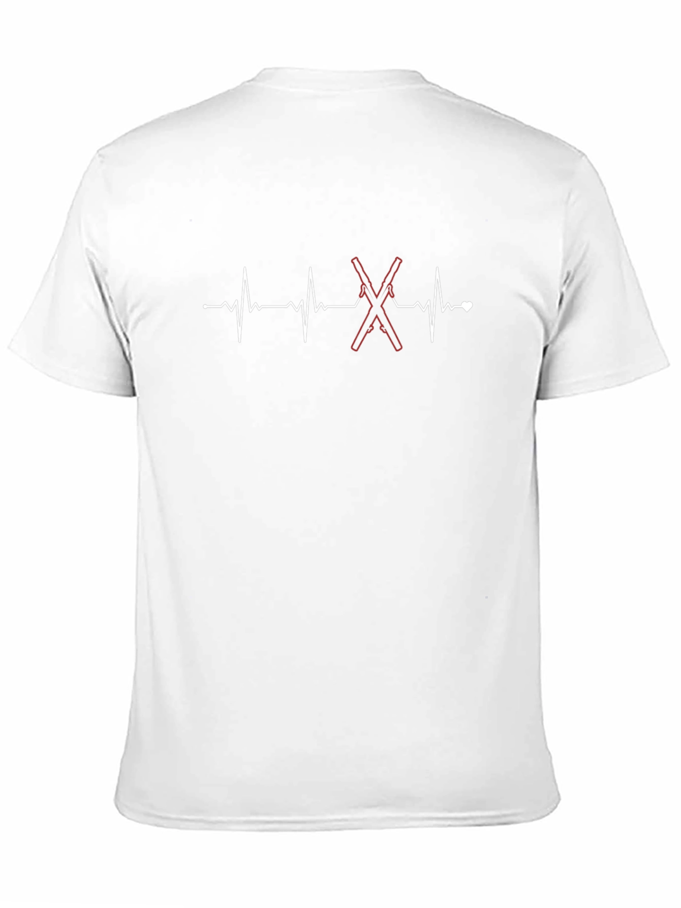 Gun Heartbeat T-Shirt - Black Graphic Tee