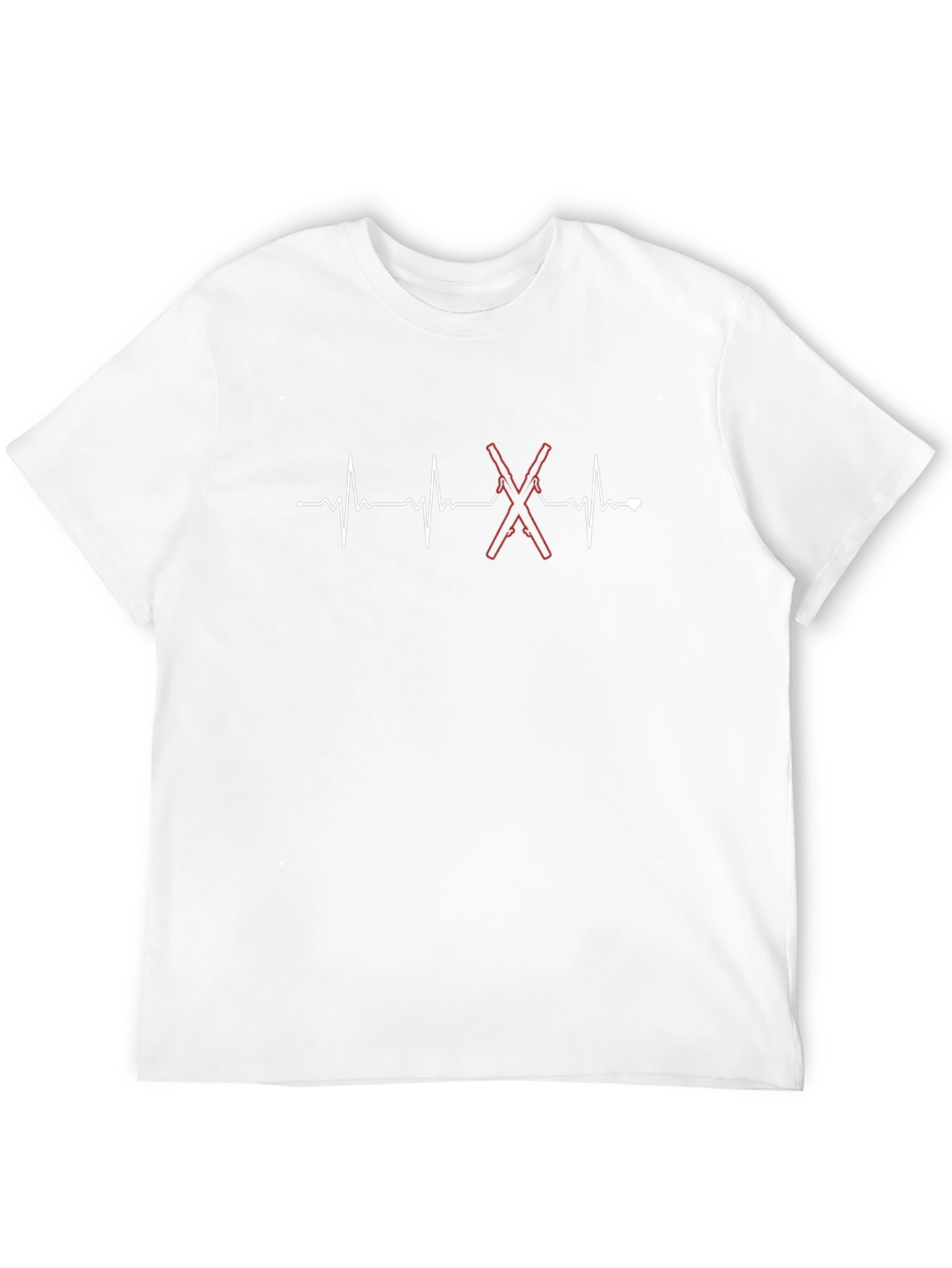 Gun Heartbeat T-Shirt - Black Graphic Tee