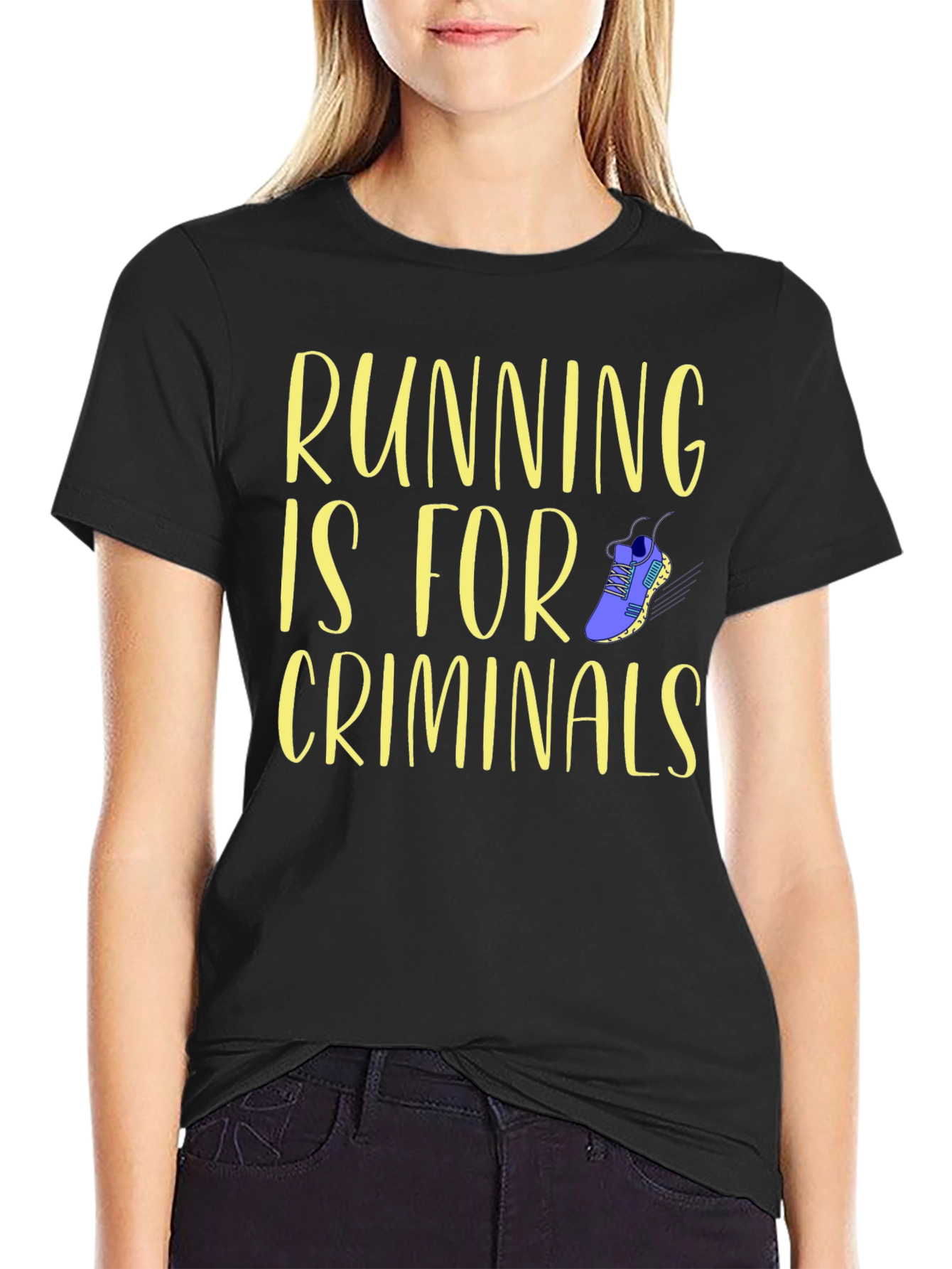 Running is for Criminals Graphic T-Shirt