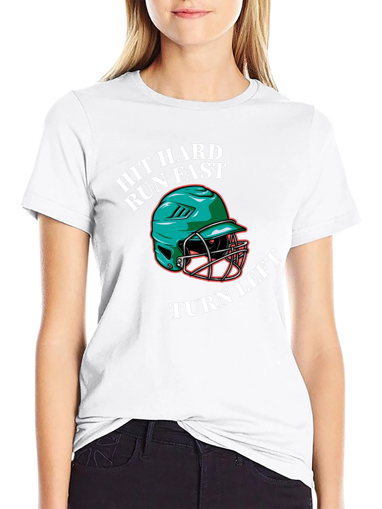 Hit Hard Run Fast Graphic Tee