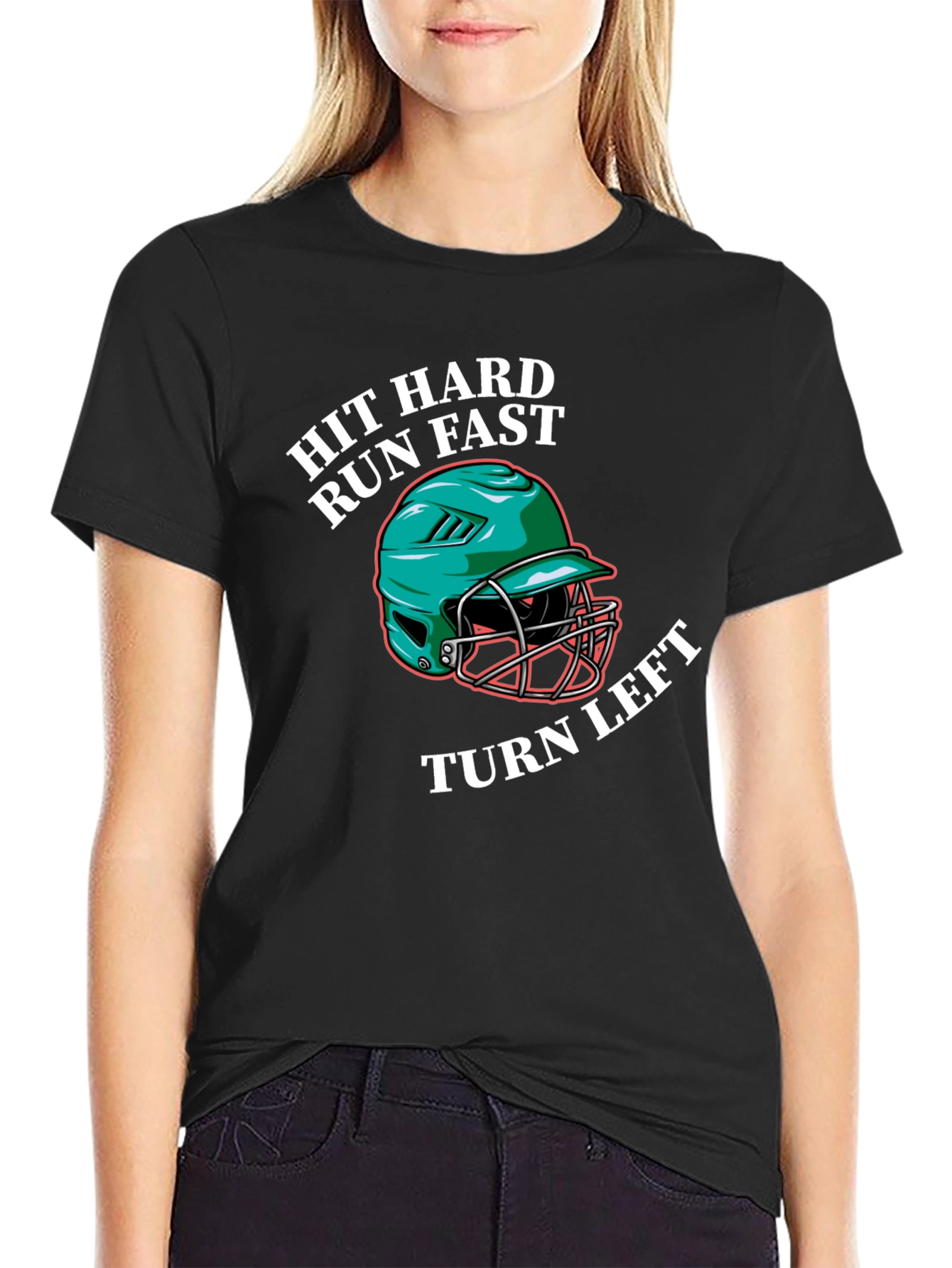Hit Hard Run Fast Graphic Tee