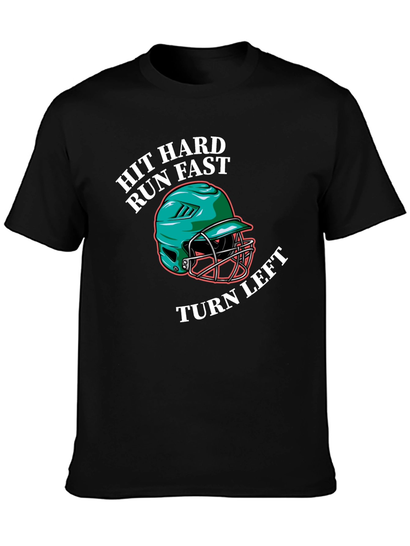 Hit Hard Run Fast Graphic Tee
