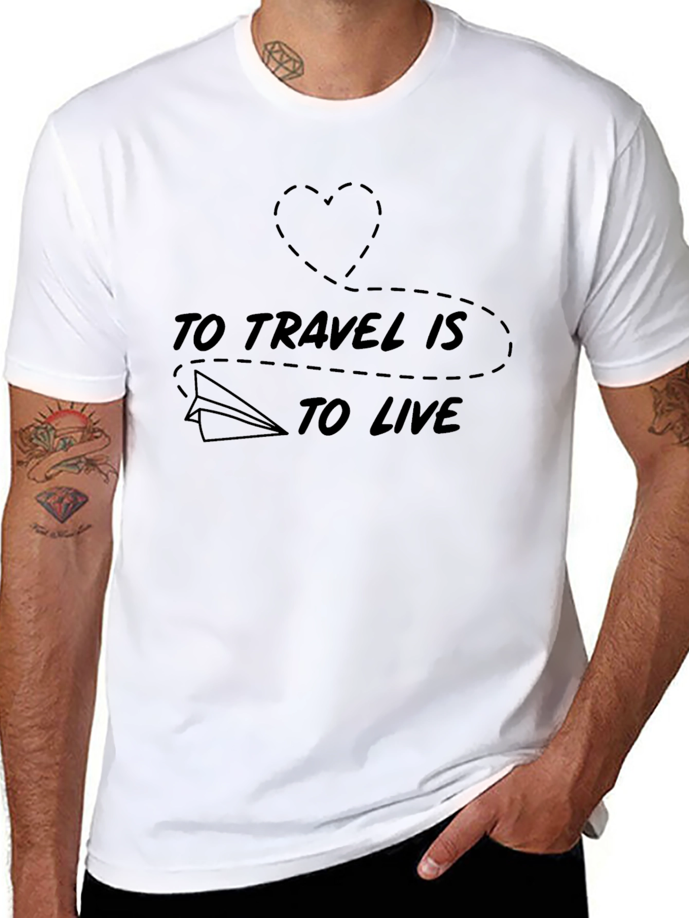 Travel Is To Live Graphic Tee