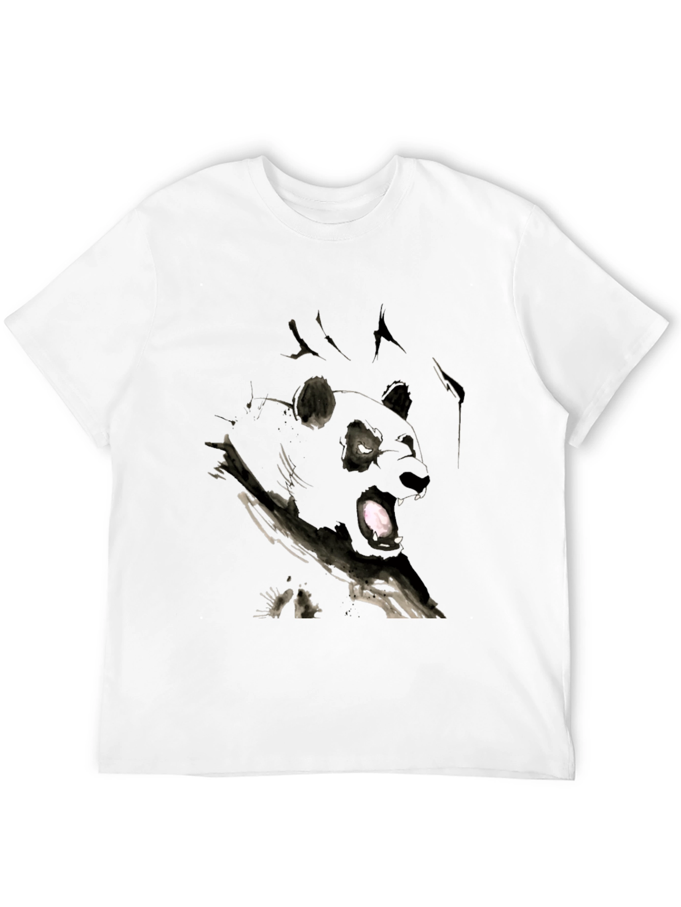 Black Panther Ink T-Shirt - Artistic Graphic Tee