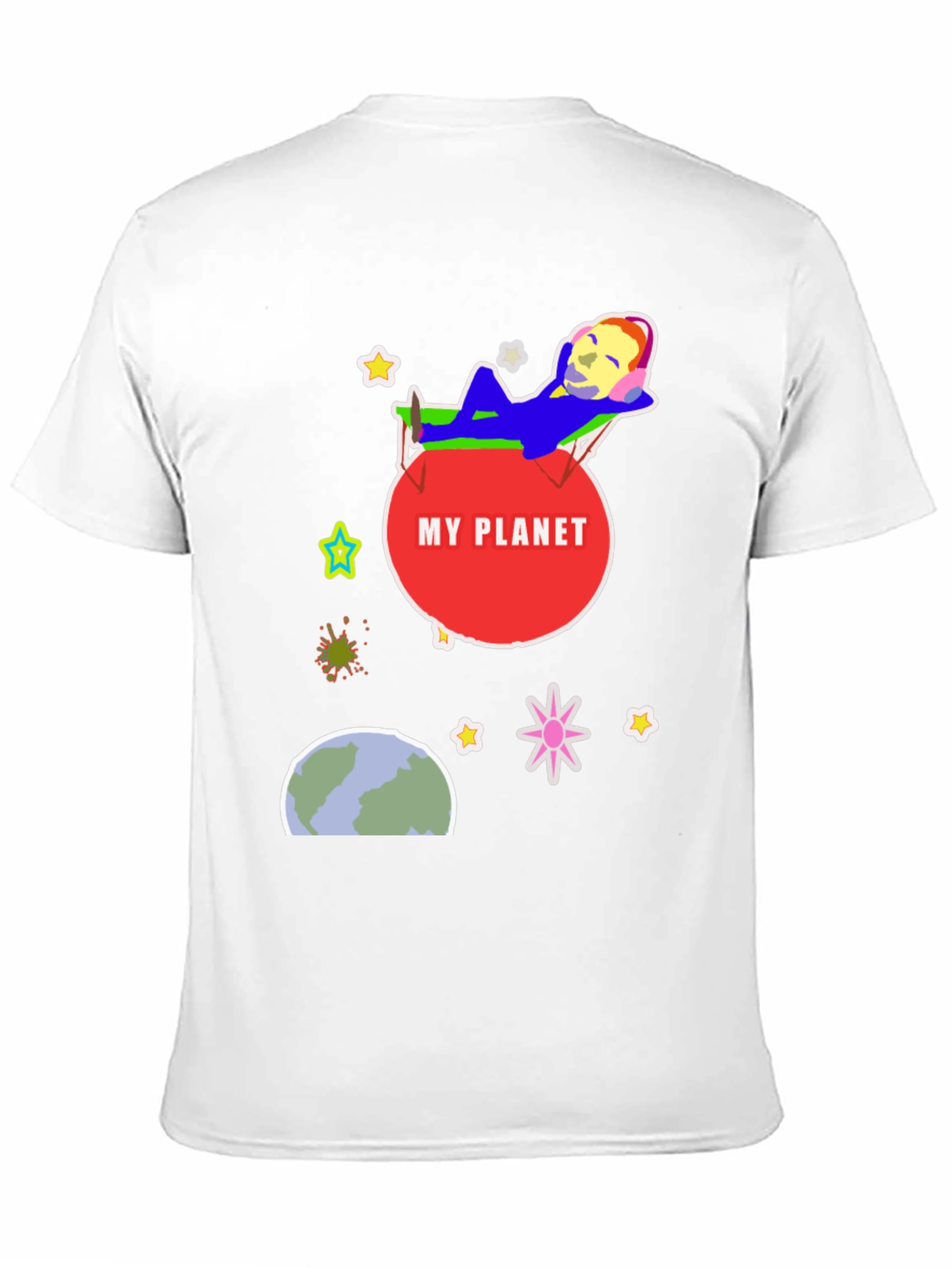 My Planet Graphic T-Shirt - Relaxed Space Design