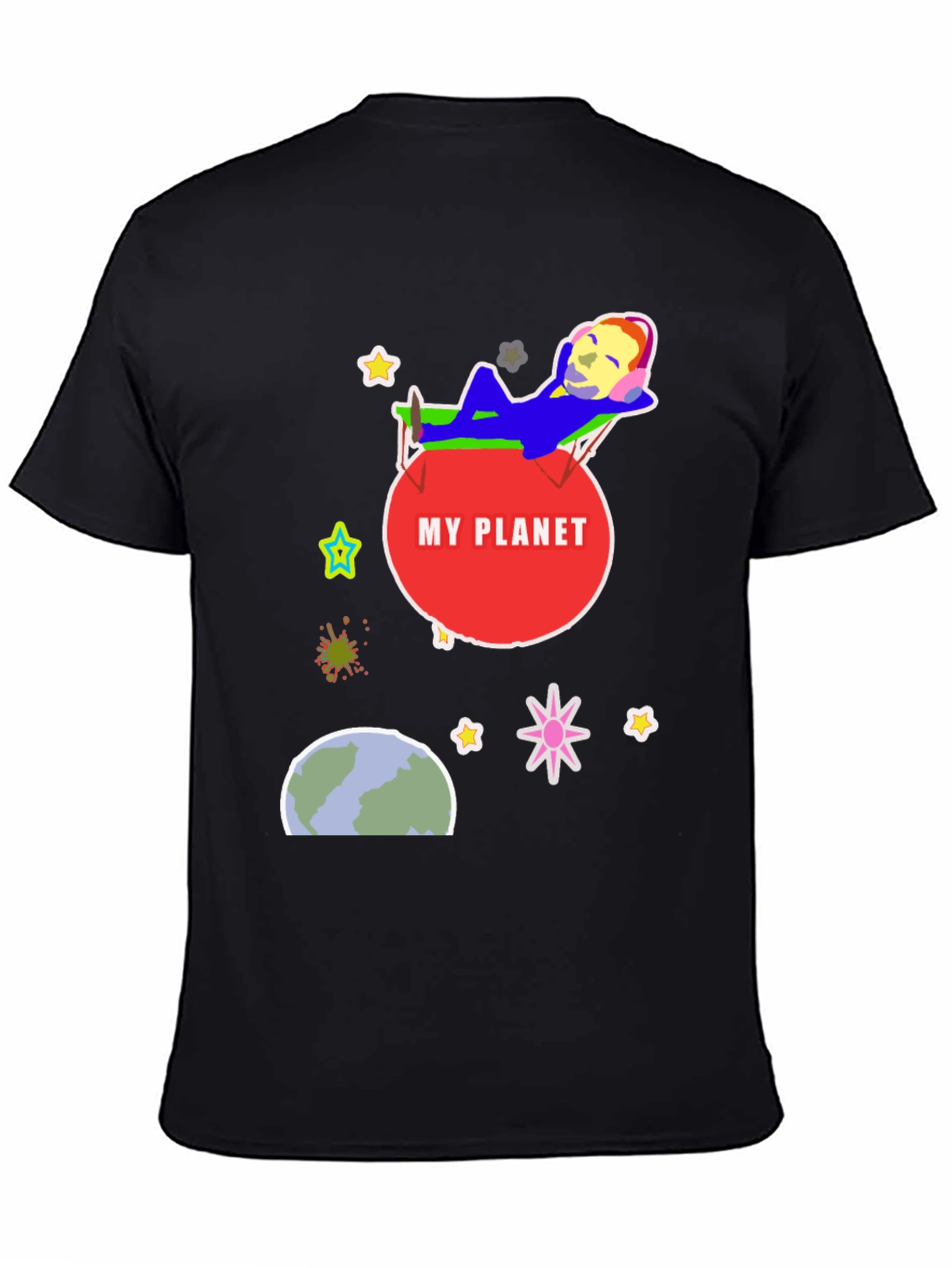 My Planet Graphic T-Shirt - Relaxed Space Design