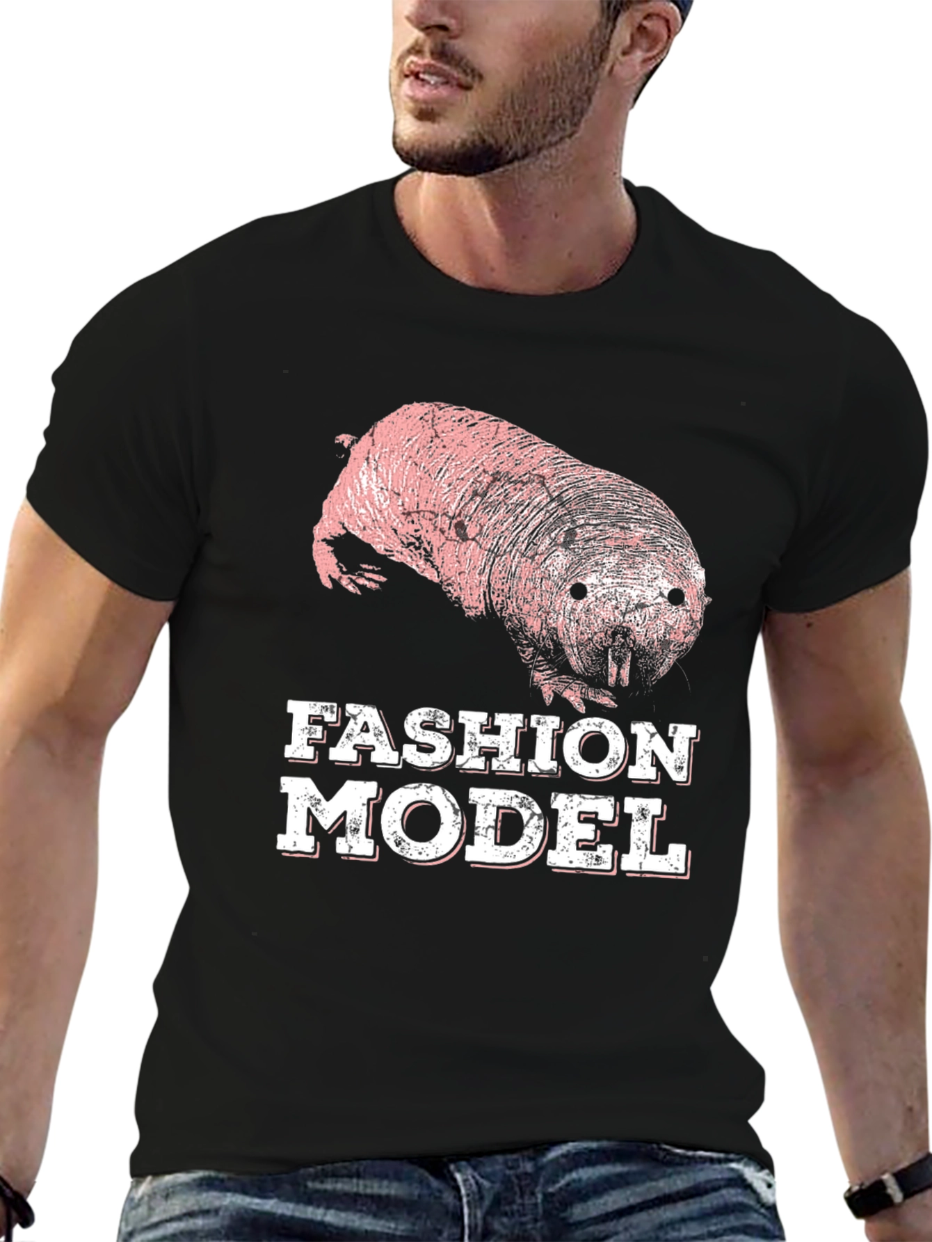 Naked Mole Rat Fashion Model T-Shirt