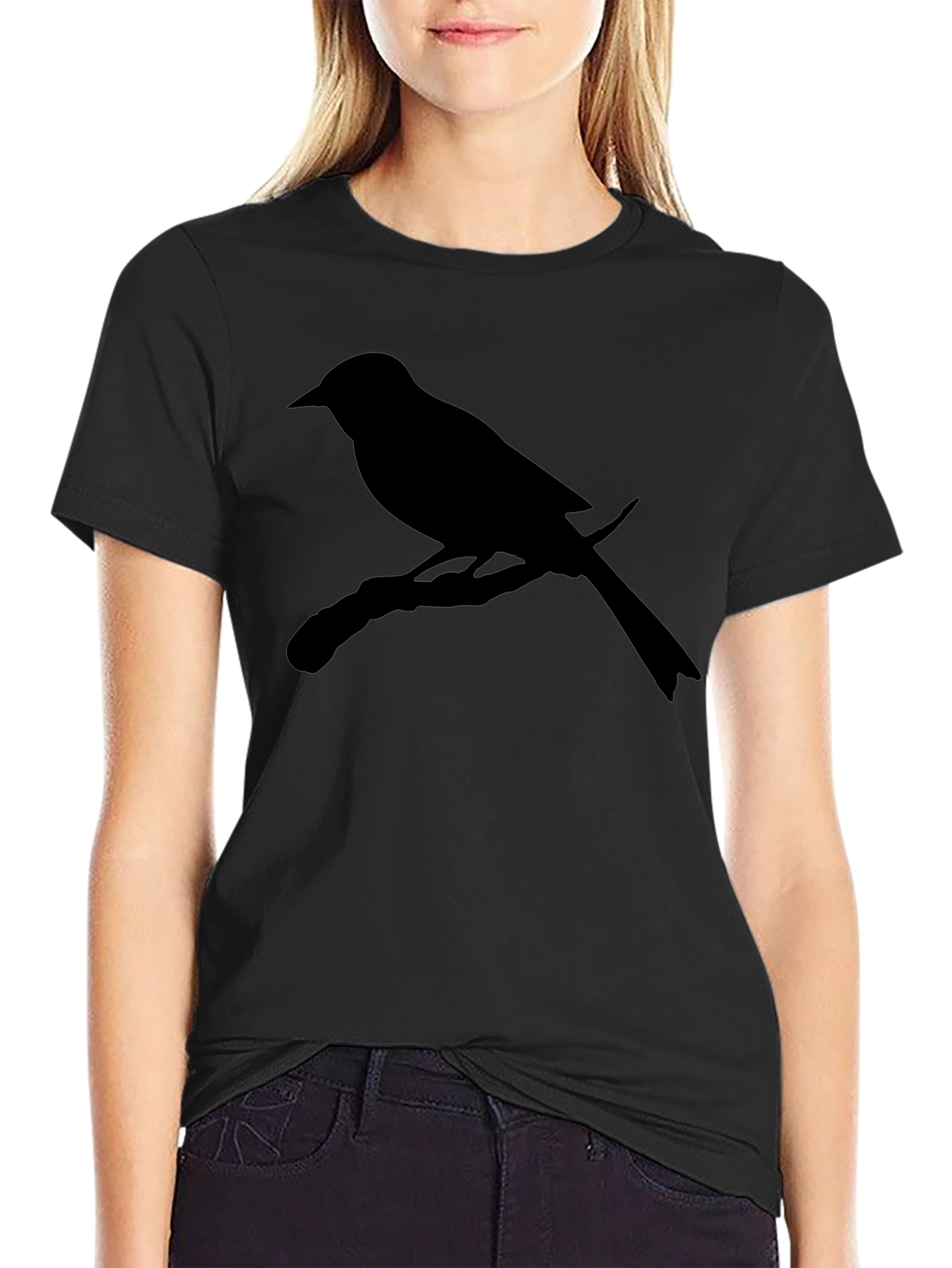 Bird on Branch Silhouette Tee