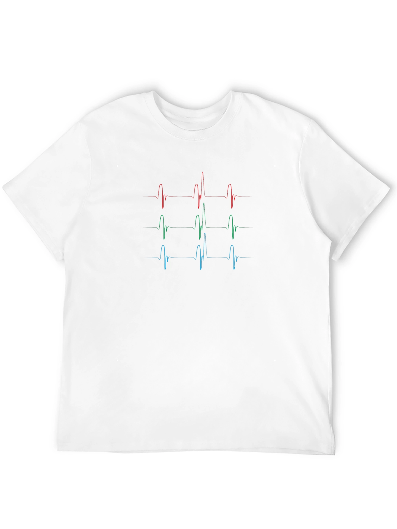 Heartbeat RGB Graphic Tee - Black T-Shirt