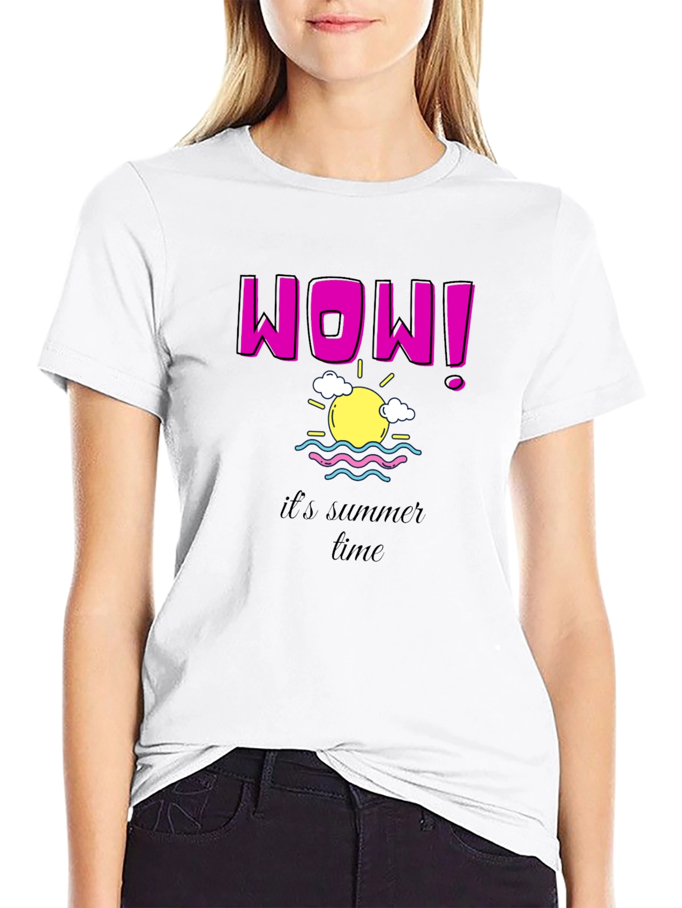 WOW! Its Summer Time Graphic Tee